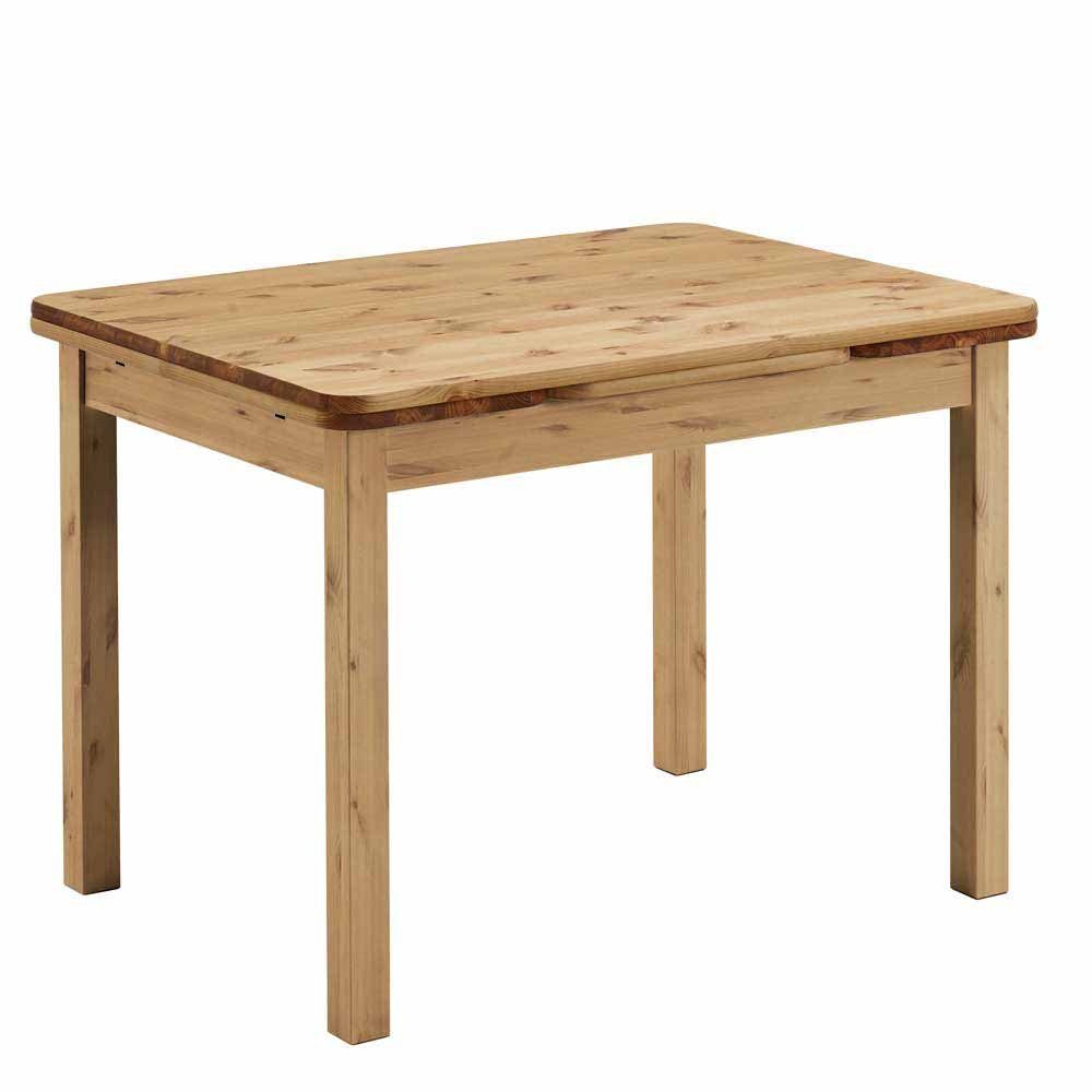 Pharao24 Esstisch Sherada, aus Massivholz, ausziehbar günstig online kaufen