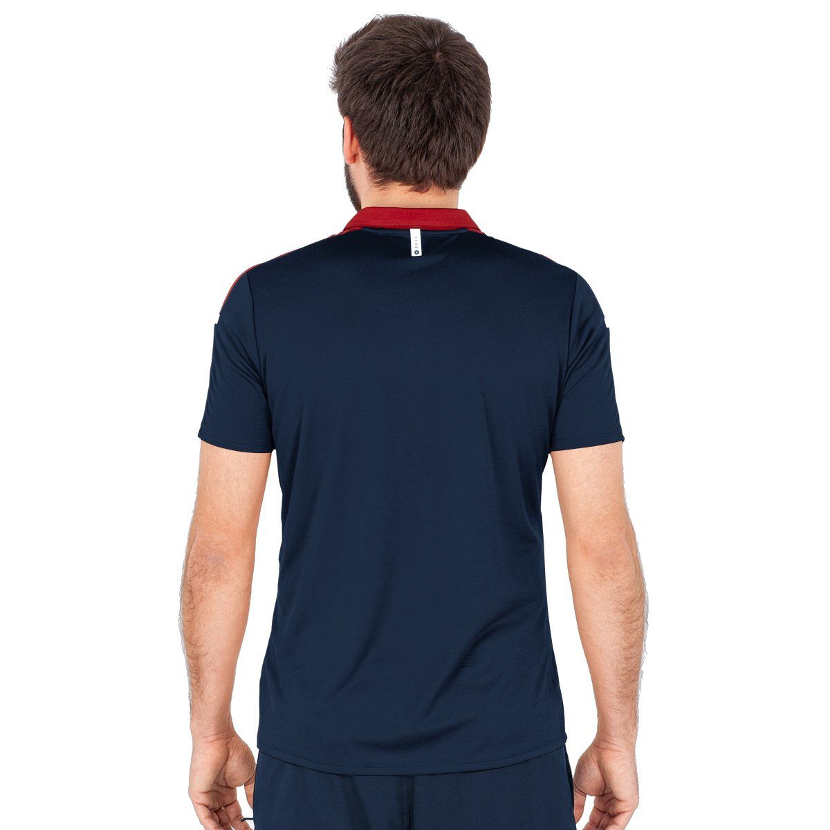 Jako Poloshirt Champ 2.0 (100% Polyester) marineblau/rot Herren