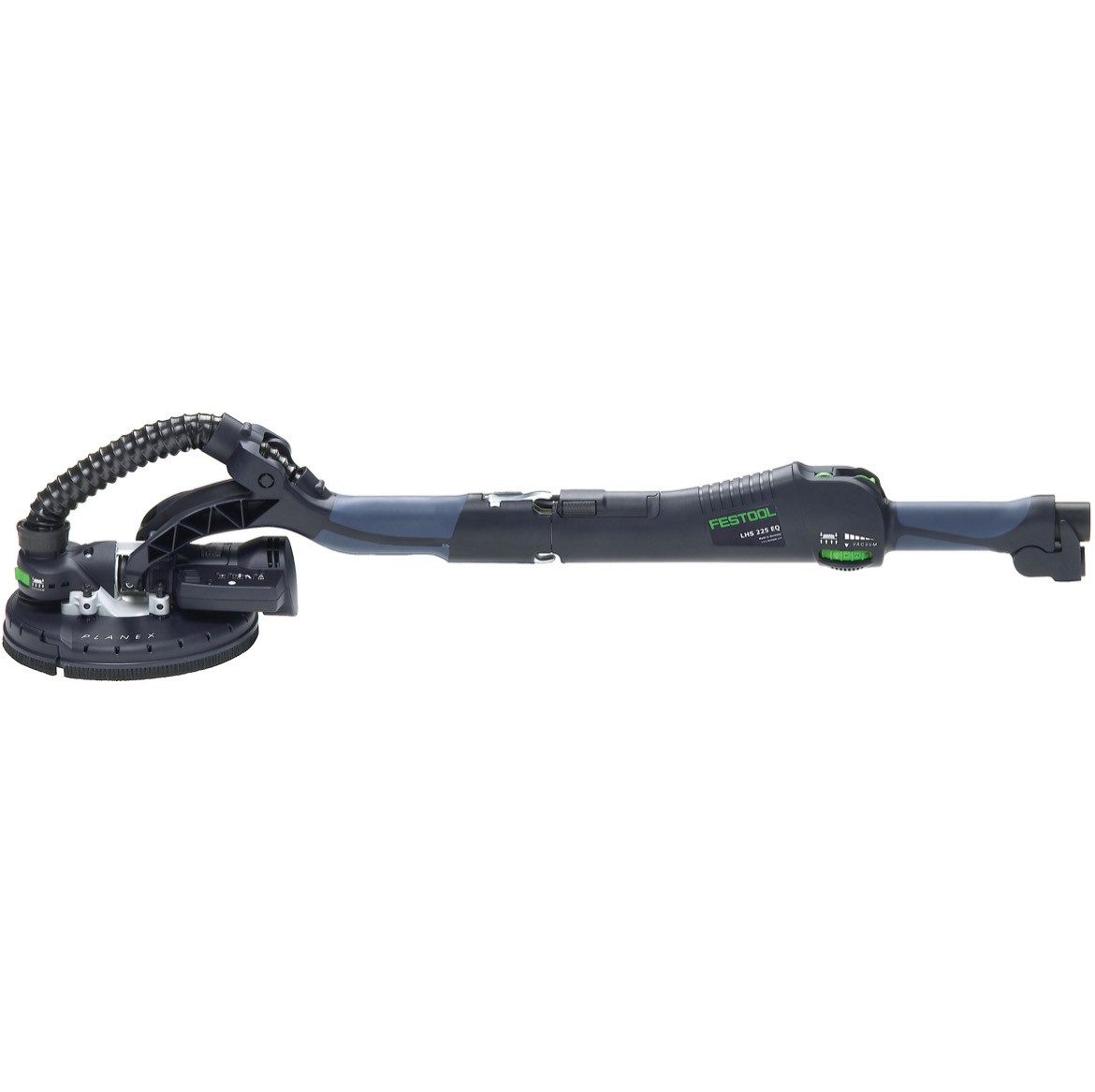 FESTOOL Exzenterschleifer LHS-E 225 EQ-Plus S/W PLANEX Langshalsschleifer (575217) 550W 215mm