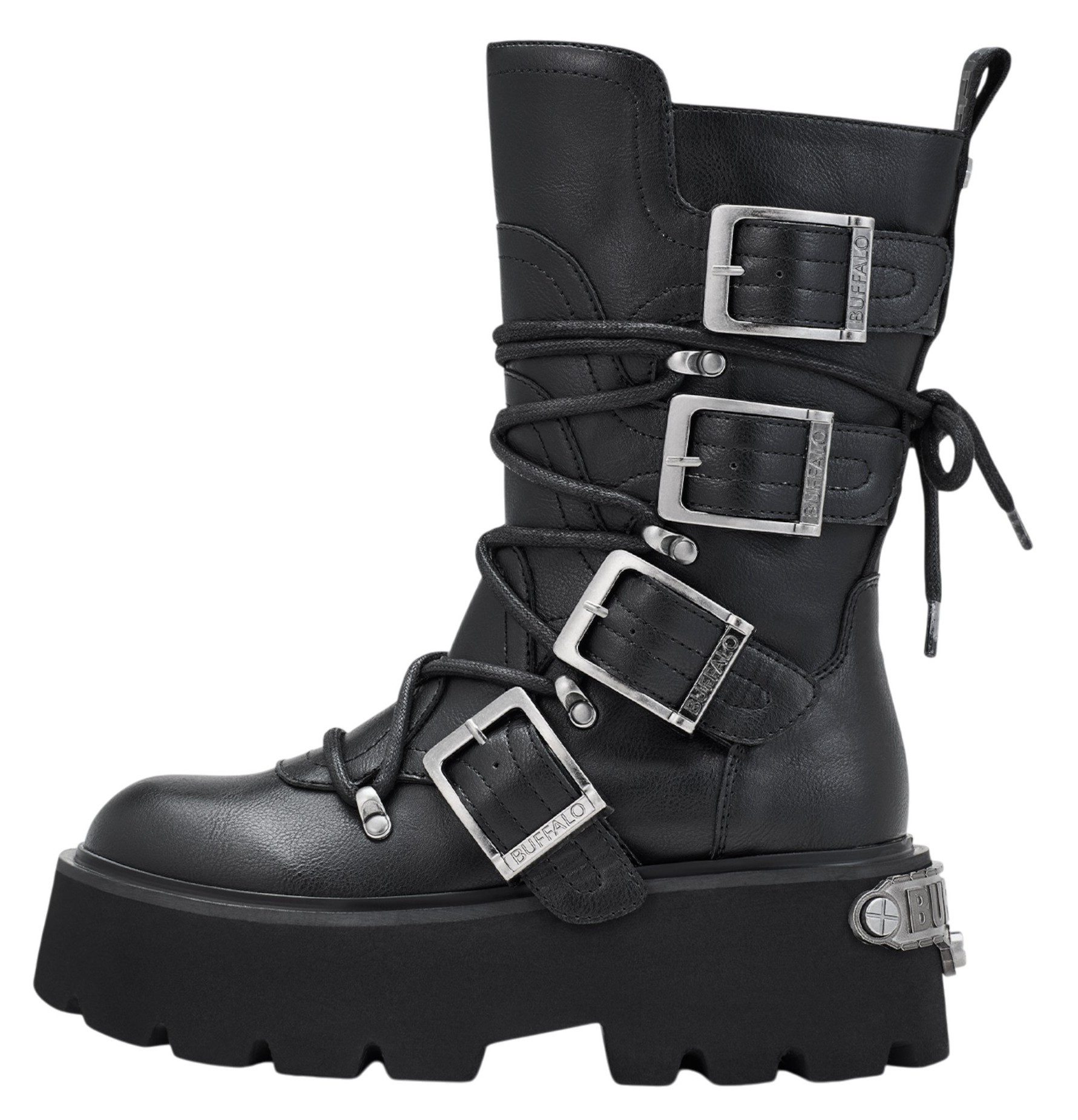 Buffalo PD00018512 Brake Biker HI Black Stiefel