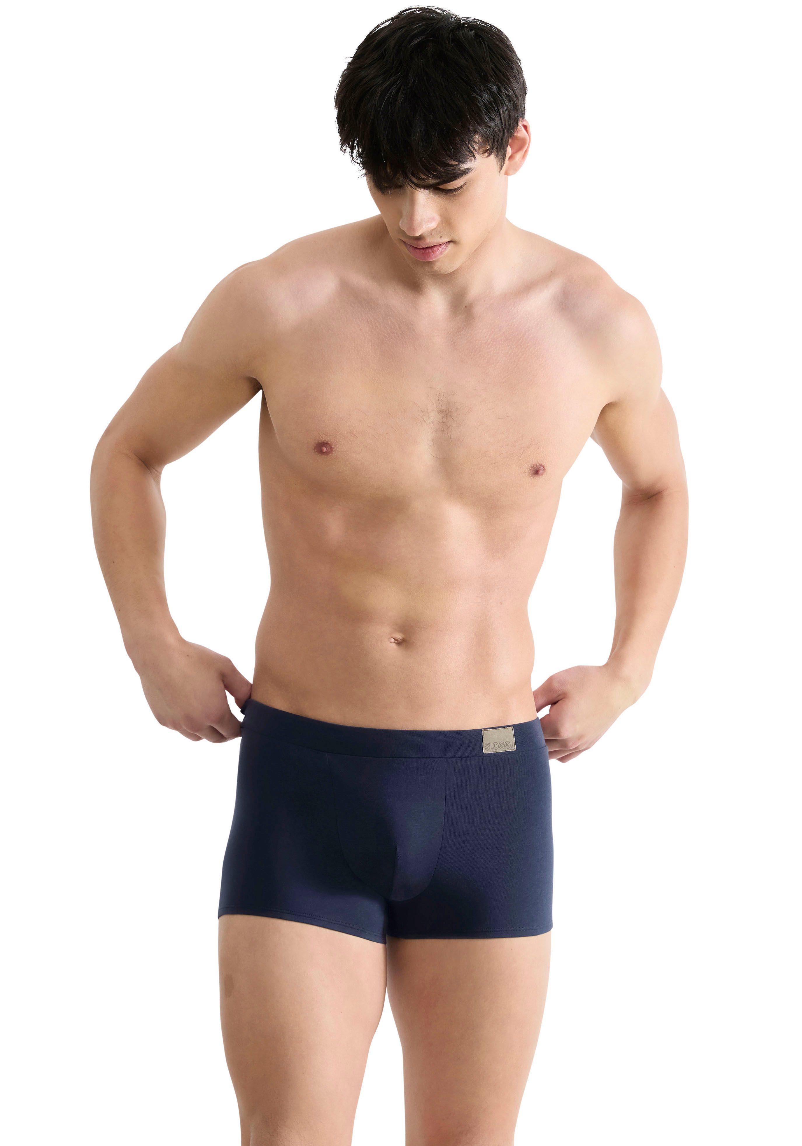 sloggi Hipster Men GO Natural (2er Pack) Lässig, bequeme Basics, Baumwollmix, Soft-Bund, elastisch, weich