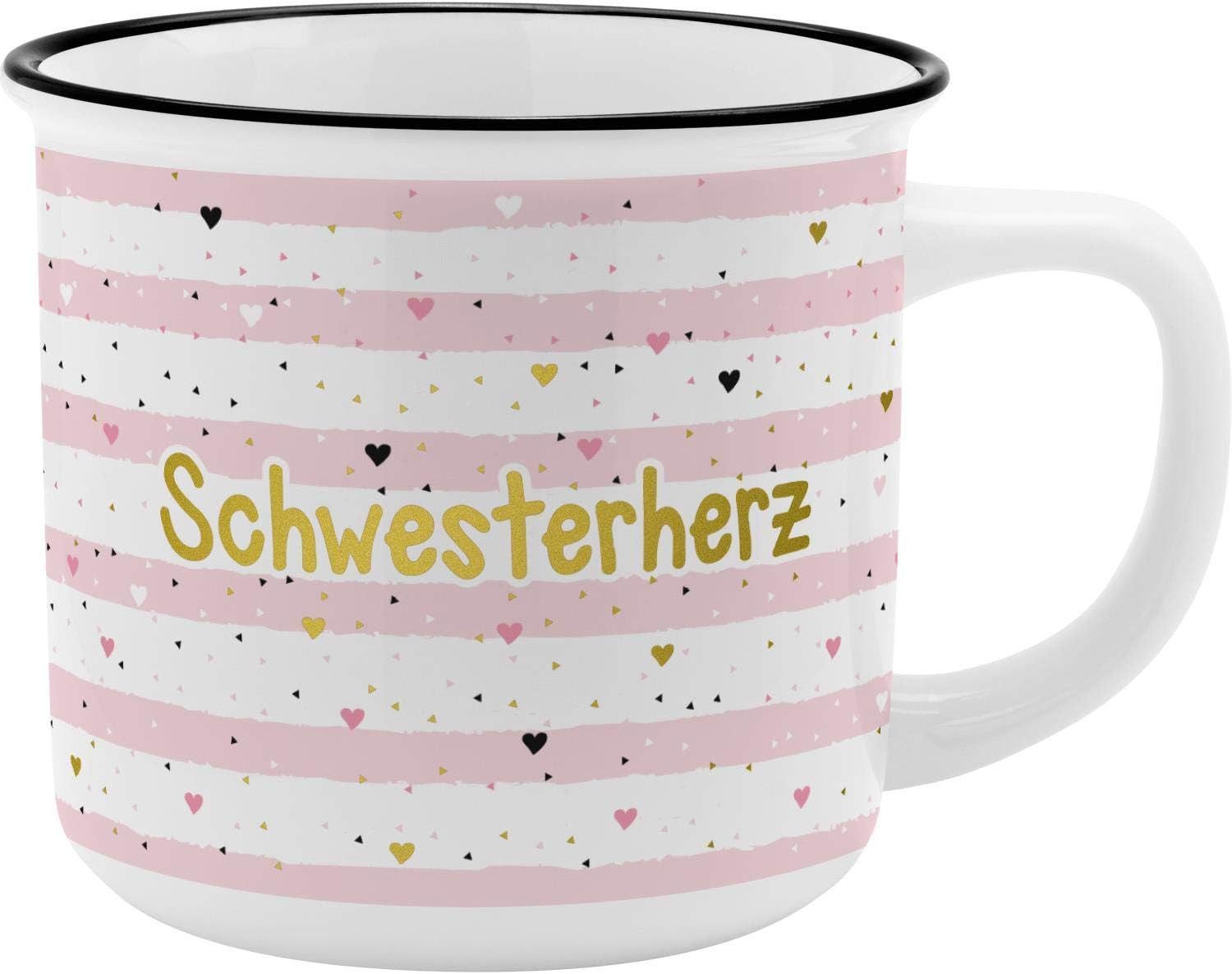 Sheepworld Tasse Tasse Lieblings-Becher Kaffeetasse Bürotasse Sheepworld Schwesterherz, Porzellan