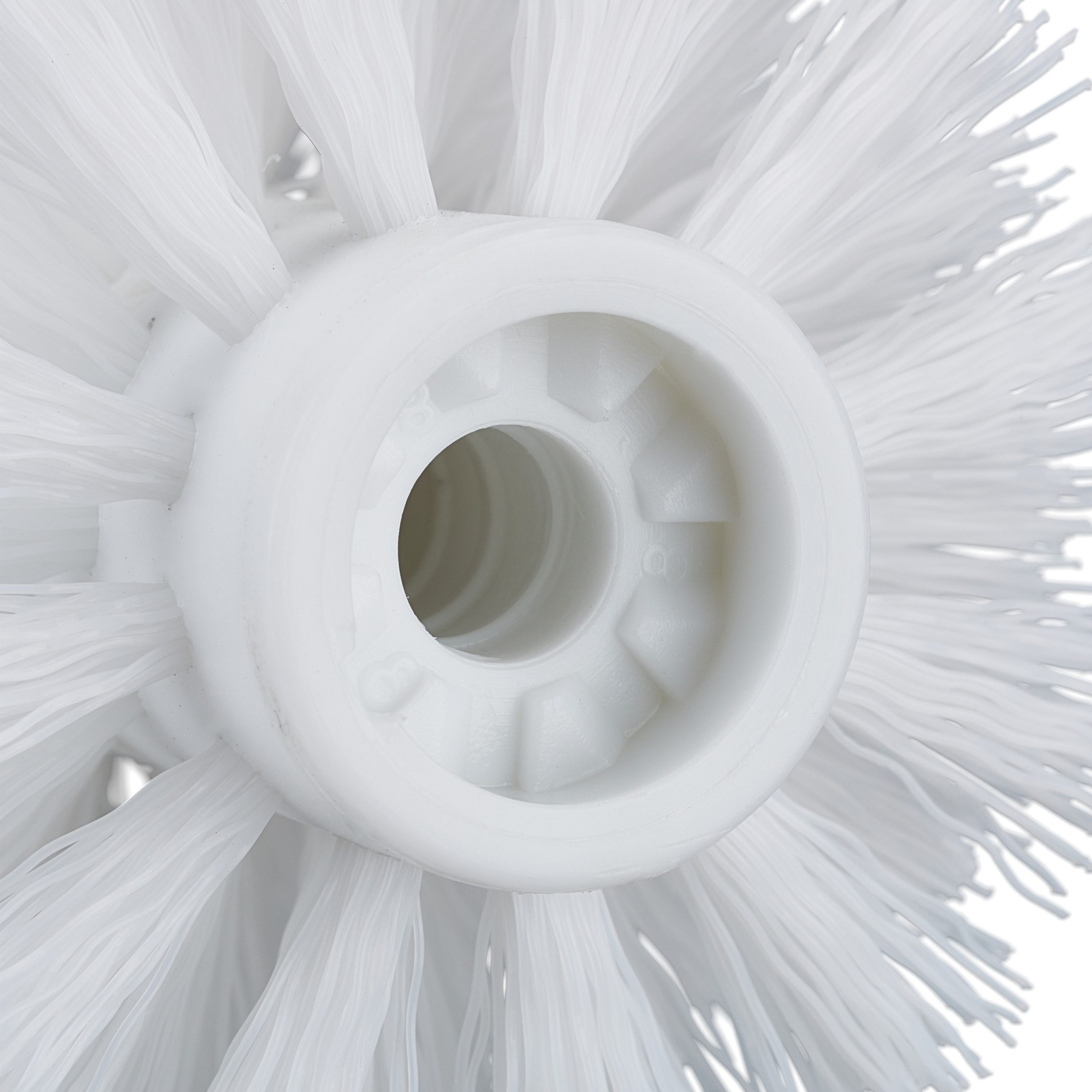 relaxdays Badezimmer-Set WC Bürstenkopf Ersatz-Set 9,5 mm D=8 cm, (5-St), weiß – Bild 5 von 5