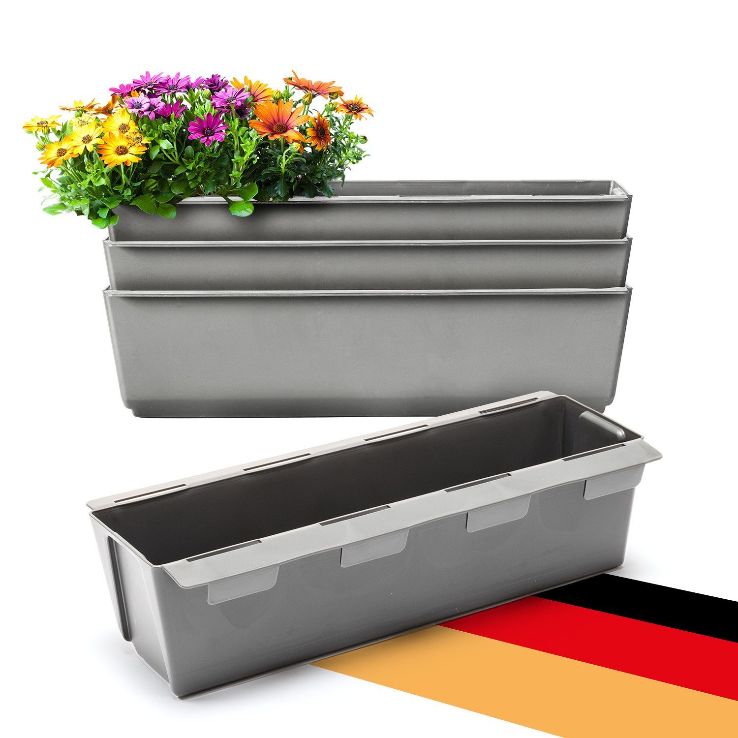 BigDean Blumenkasten Paletten-Einsatz zum Einhängen 37cm günstig online kaufen