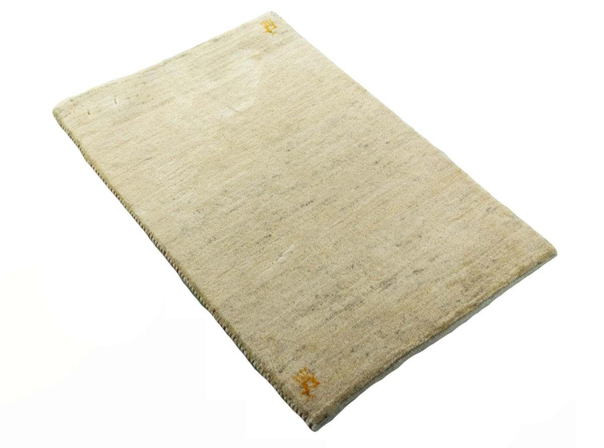 Orientteppich Perser Gabbeh Handgeknüpfter Orientteppich, Nain Trading, mm rechteckig, Höhe: 18 57x89 Moderner