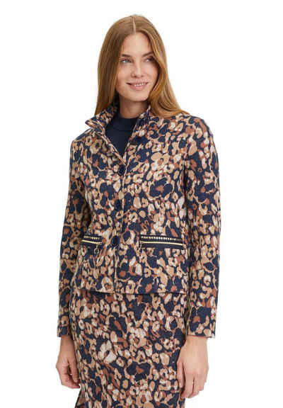 Betty Barclay Sweatjacke mit Stehkragen (1-tlg) Muster