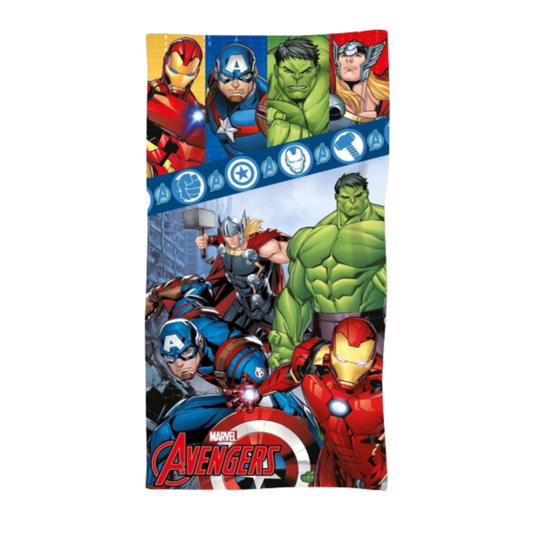 The AVENGERS Strandtuch Baumwollhandtuch für Kinder, 70cm x 140cm, ideal für den Strand