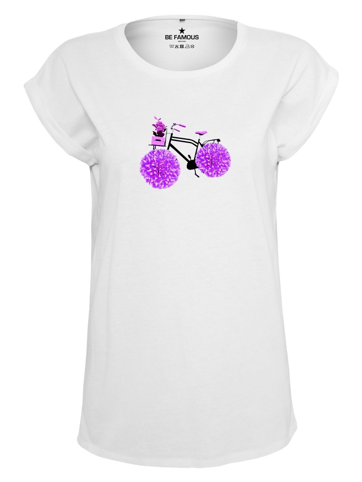 Be Famous Print-Shirt Rolled flowbike (1-tlg., keine)