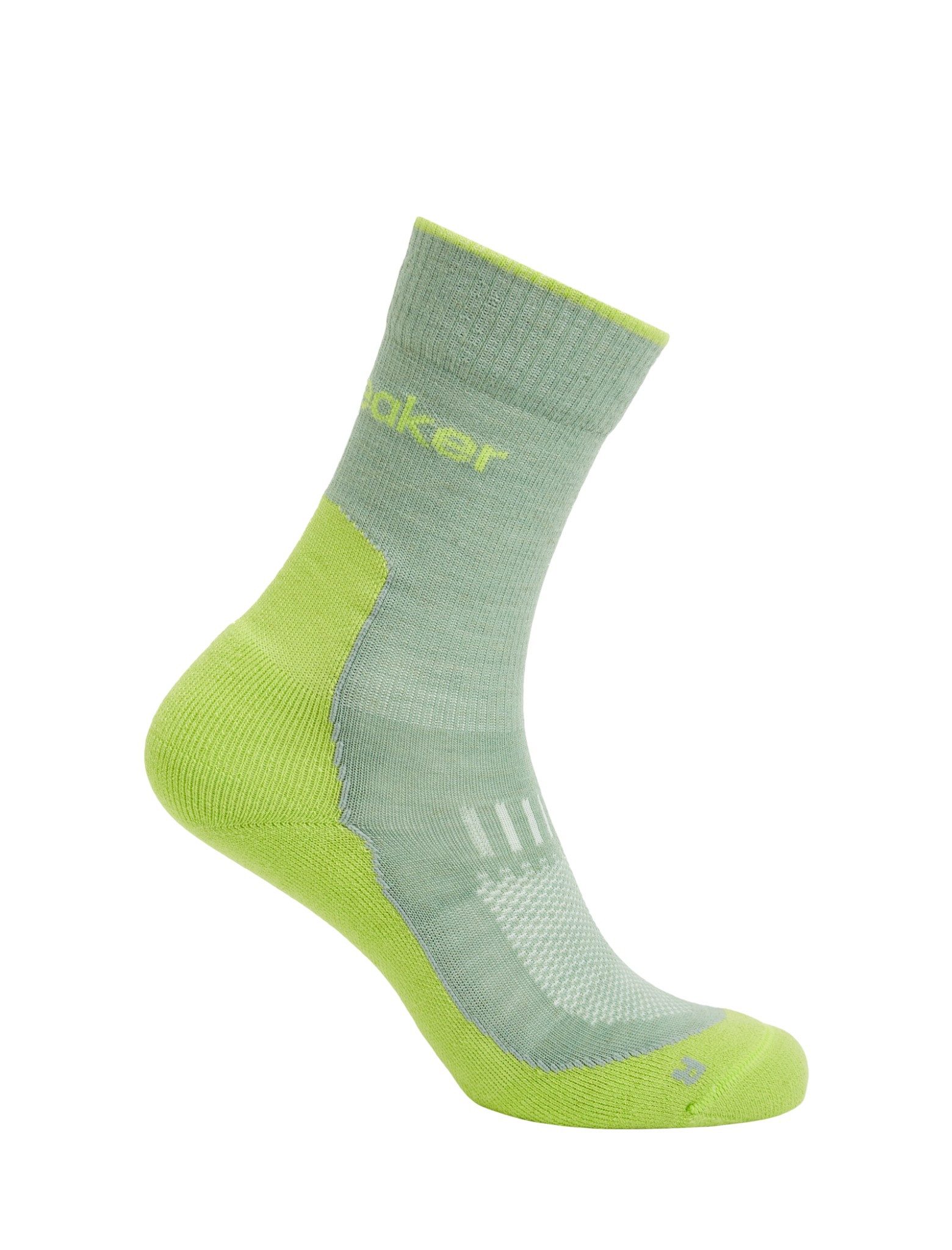 Icebreaker Wandersocken Crew Hike+ Light (Merinowolle, strapazierfähig, leicht) grün Herren