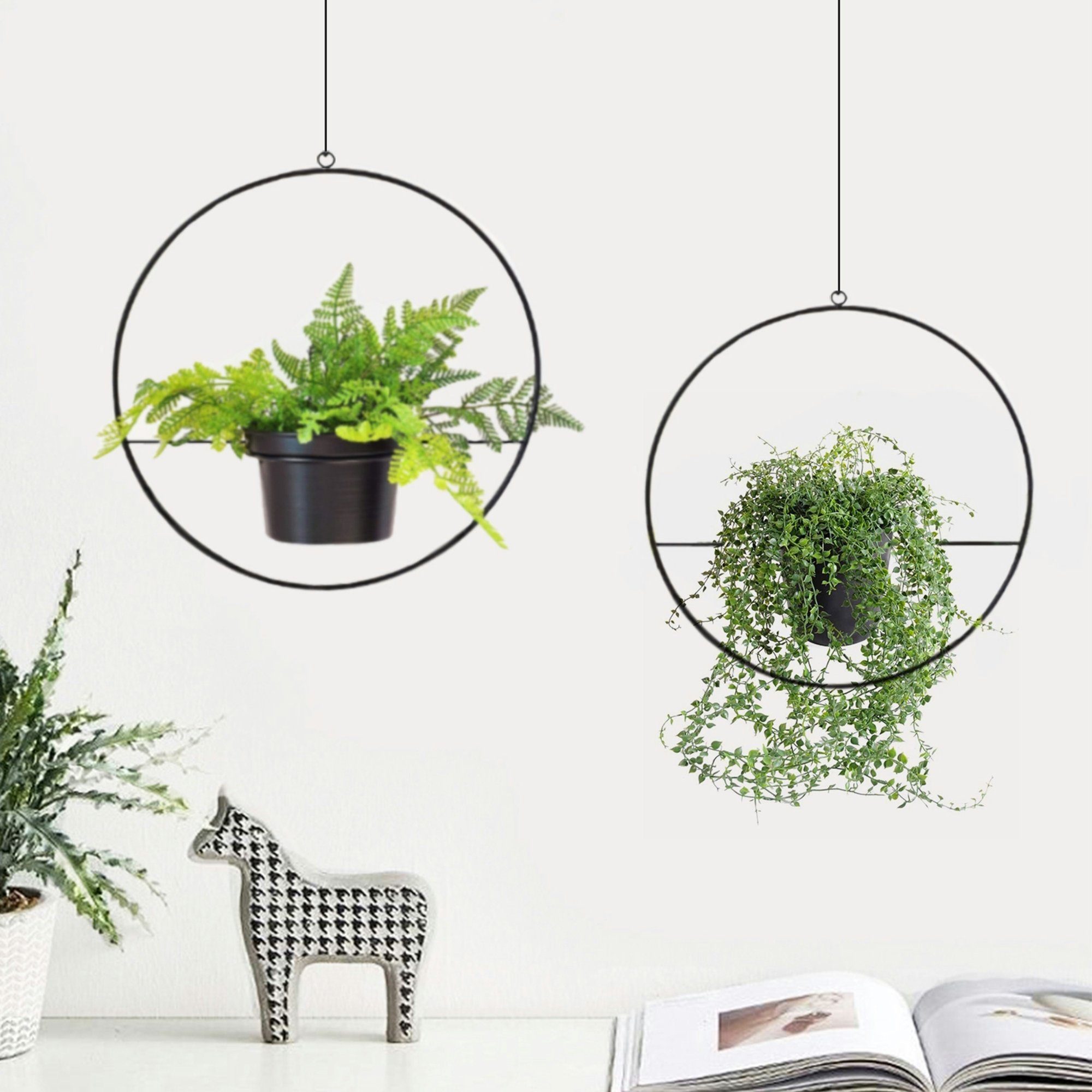en.casa Blumenampel (Set), »Opsterland« Pflanzhänger im günstig online kaufen