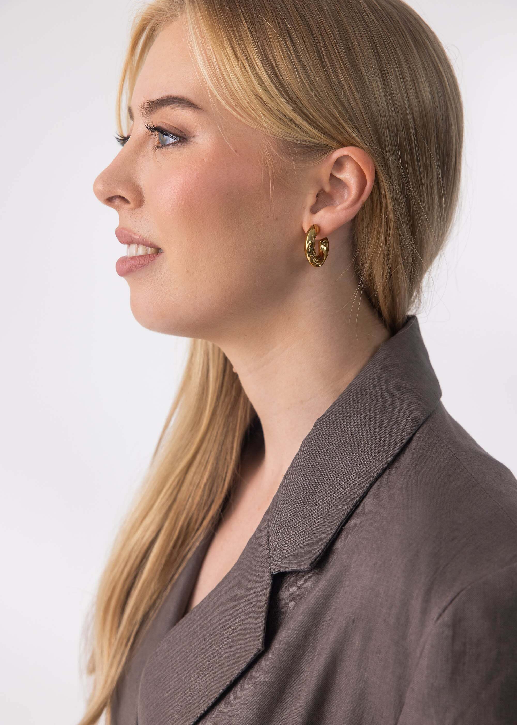 Purelei Paar Creolen Glamorous (2-tlg) – Bild 3 von 3