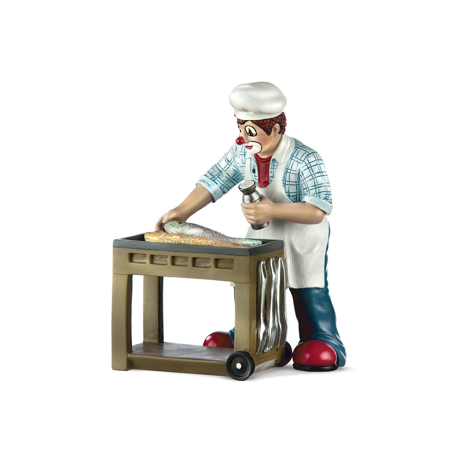 GILDE Sammelfigur Gildeclowns Figur Grillprofi - mehrfarbig - H. 15cm (1 Stück)