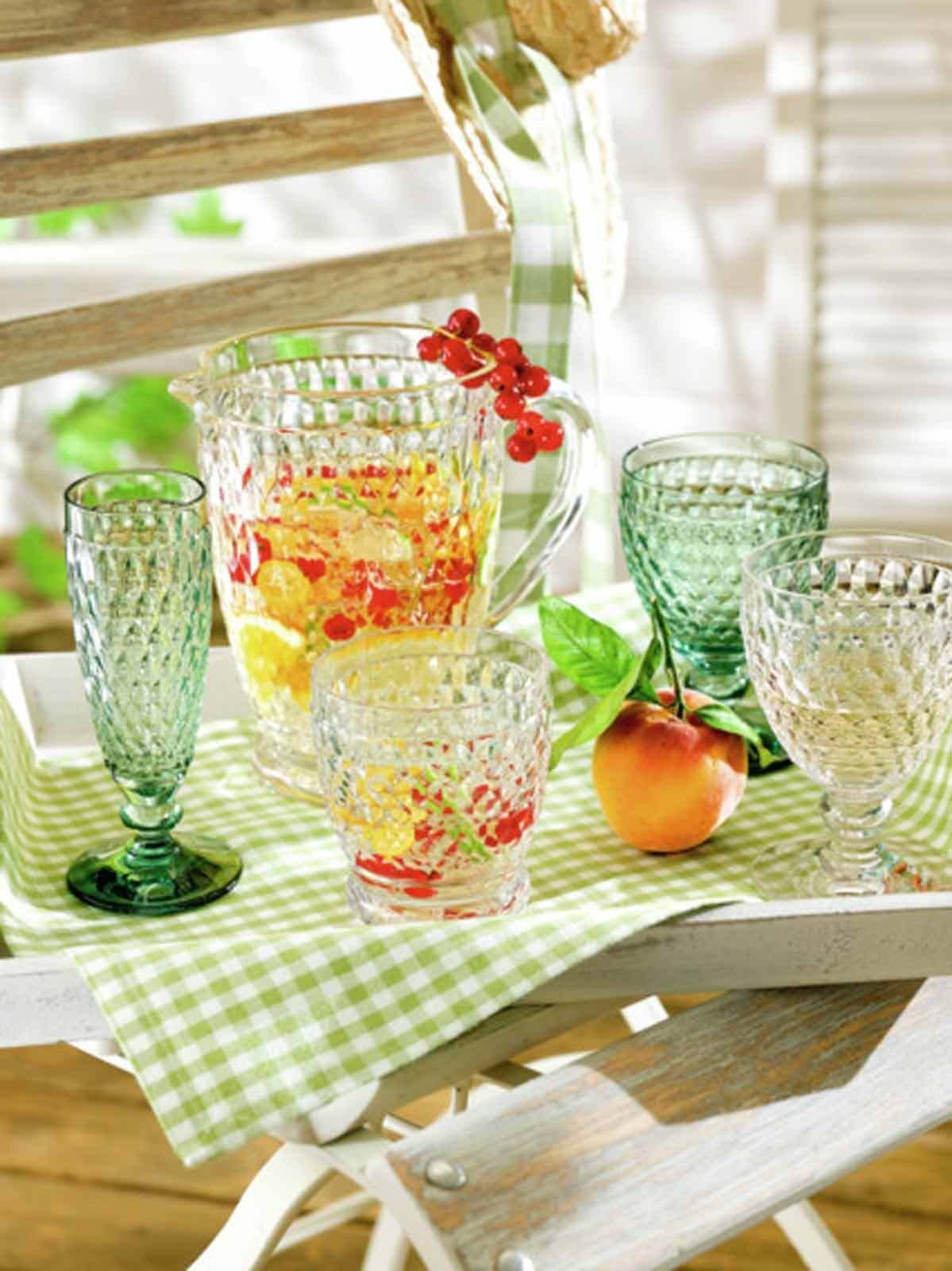 Boston Boch 400 Glas Villeroy Glas Grün & Wasserglas ml, Coloured