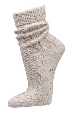 TippTexx 24 Trachtensocken 2 Paar Trachtensocken Tweed mit Anti-Loch-Garantie