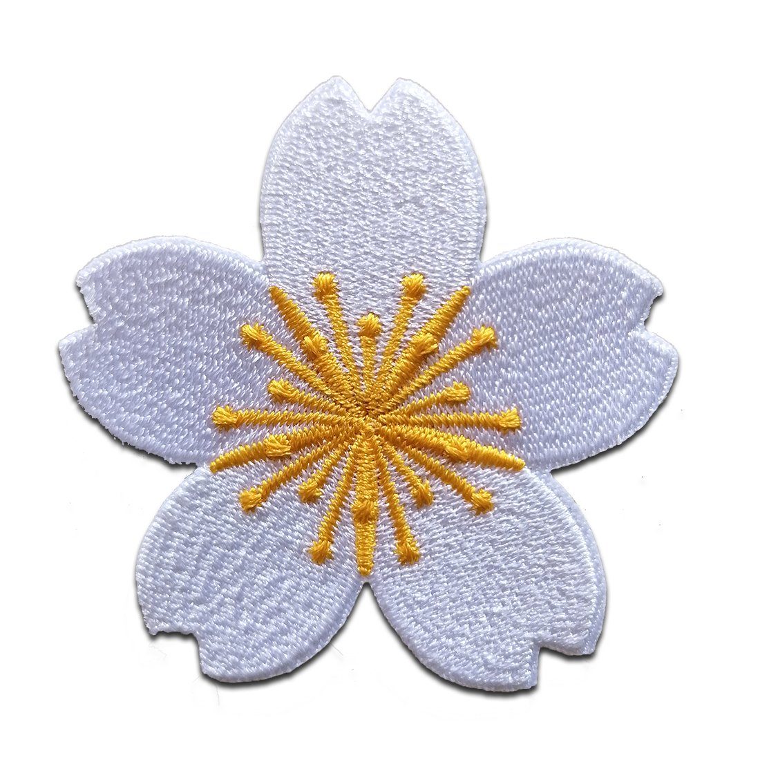 Catch the Patch Aufnäher Bügelbild, Aufbügler, Applikationen, Patches, Flicken, zum aufbügeln, Polyester, Blume Blüte Pflanze - Größe: 6,1 x 6 cm