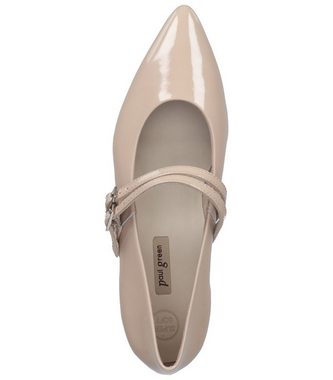 Paul Green Ballerinas Leder/Textil Riemchenballerina