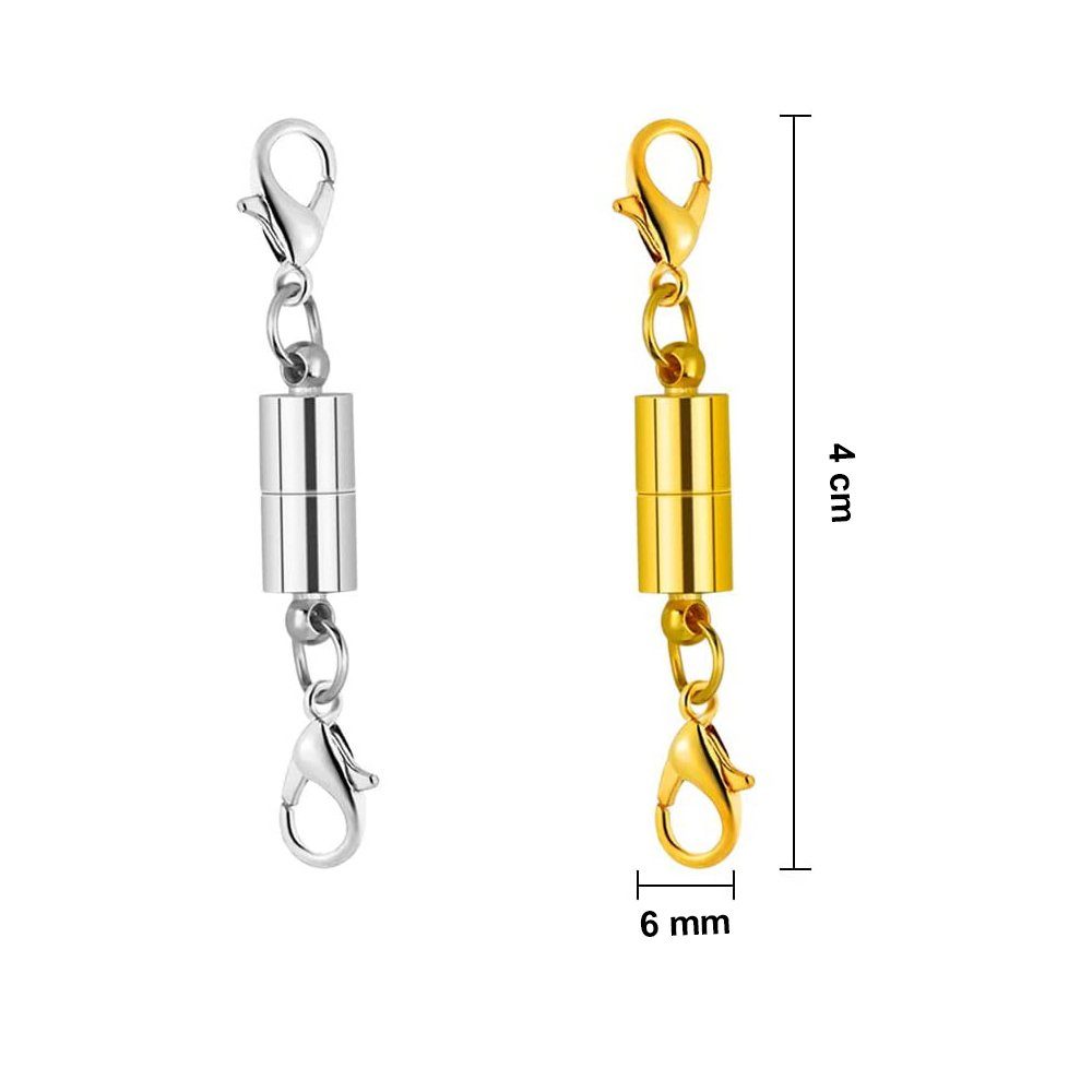 Magnetverschluss 10 Magnetische Kette GelldG Stück Schmuckverschlüsse Verschlussklammer