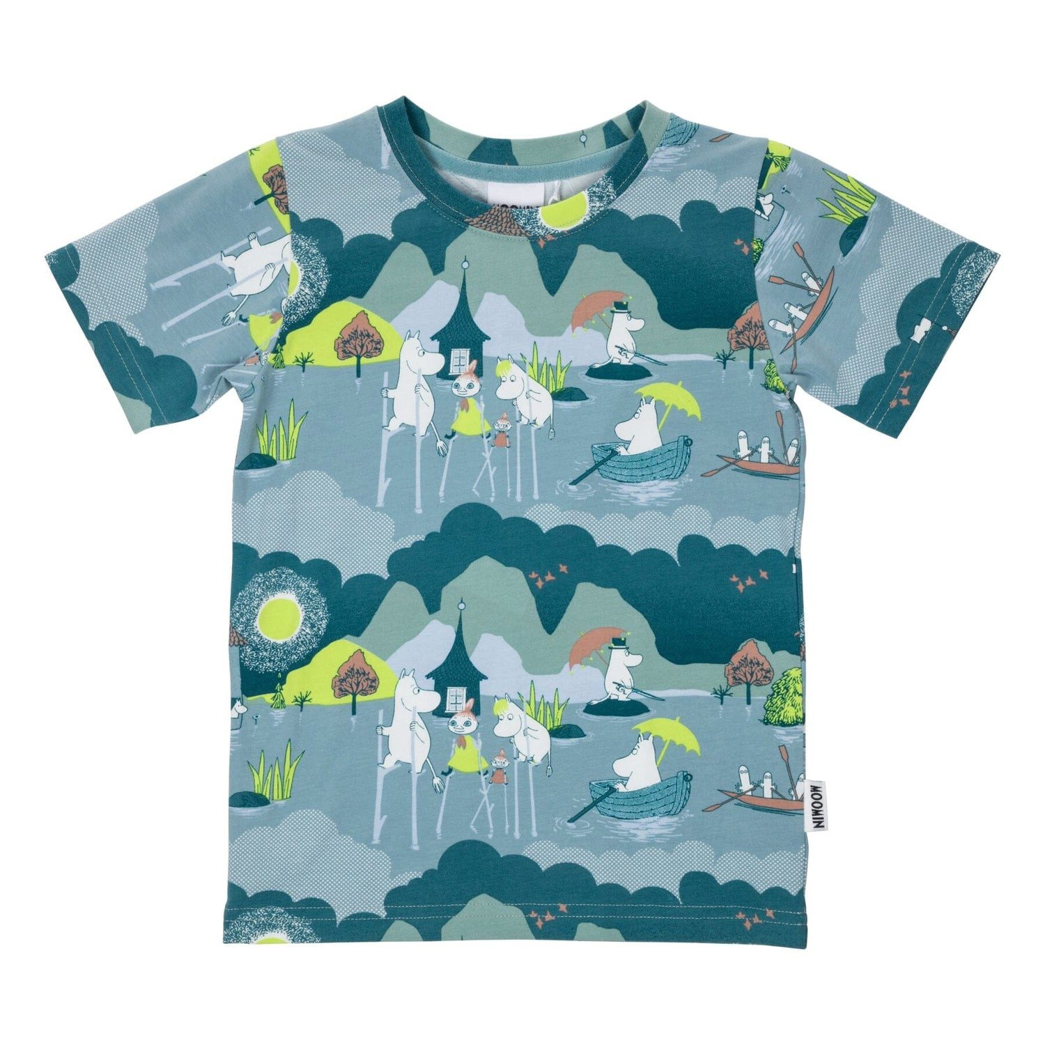 Moomin by Martinex T-Shirt MOOMIN Kinder T-Shirt „Deluge“, Blau – © Moomin Characters