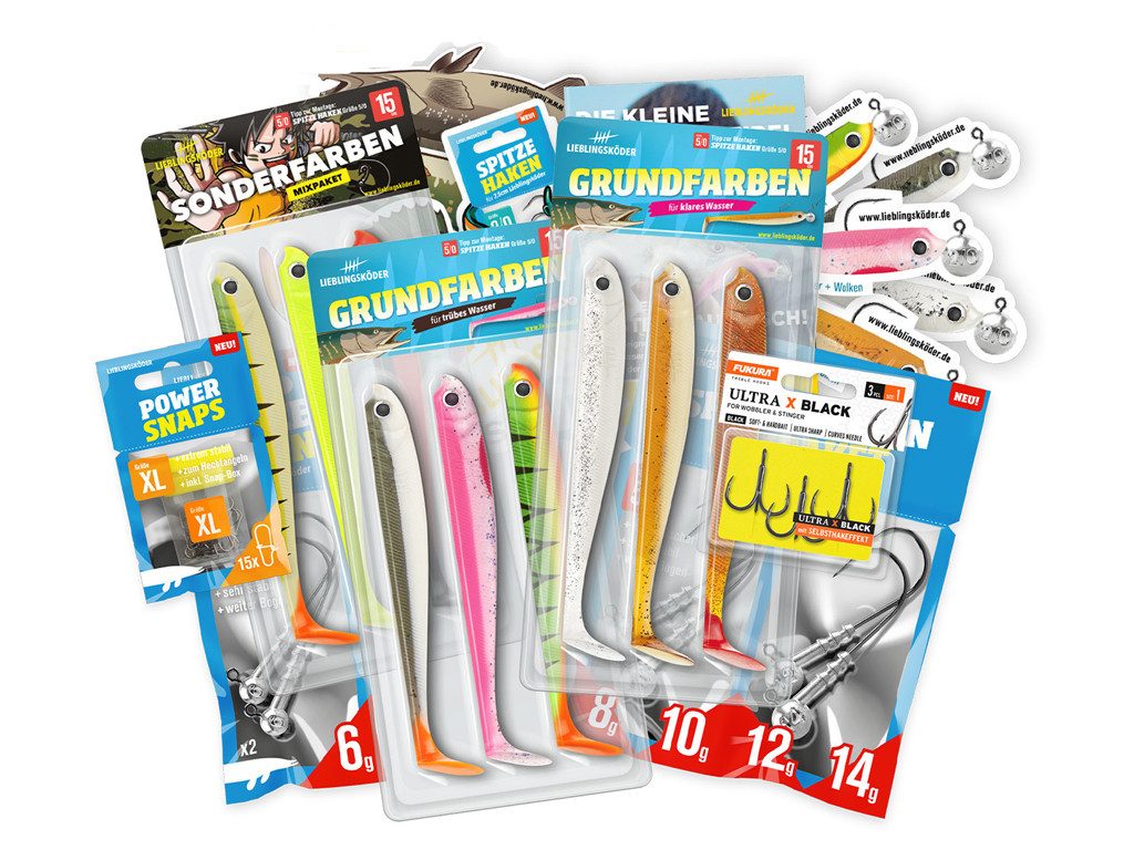 Lieblingsköder Kunstköder Lieblingsköder Zielfischboxen - Hecht - Starter-Set, (Starterset, 1-St. Einsteiger-Set), Vielseitig einsetzbar