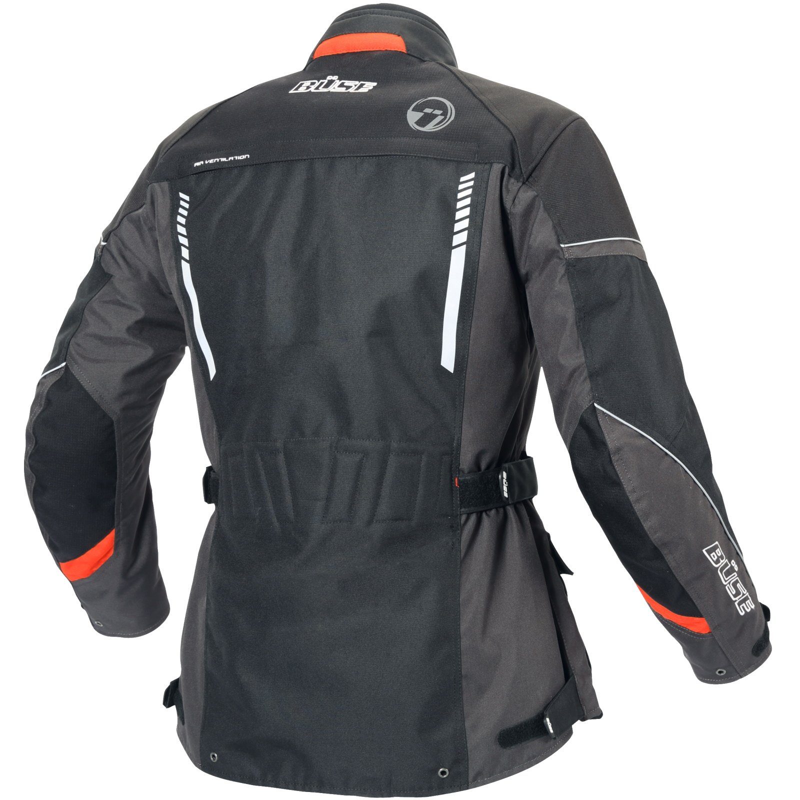 Büse Torino Black/Anthracite anthrazit Motorradhelm Büse / II schwarz Textiljacke Damen