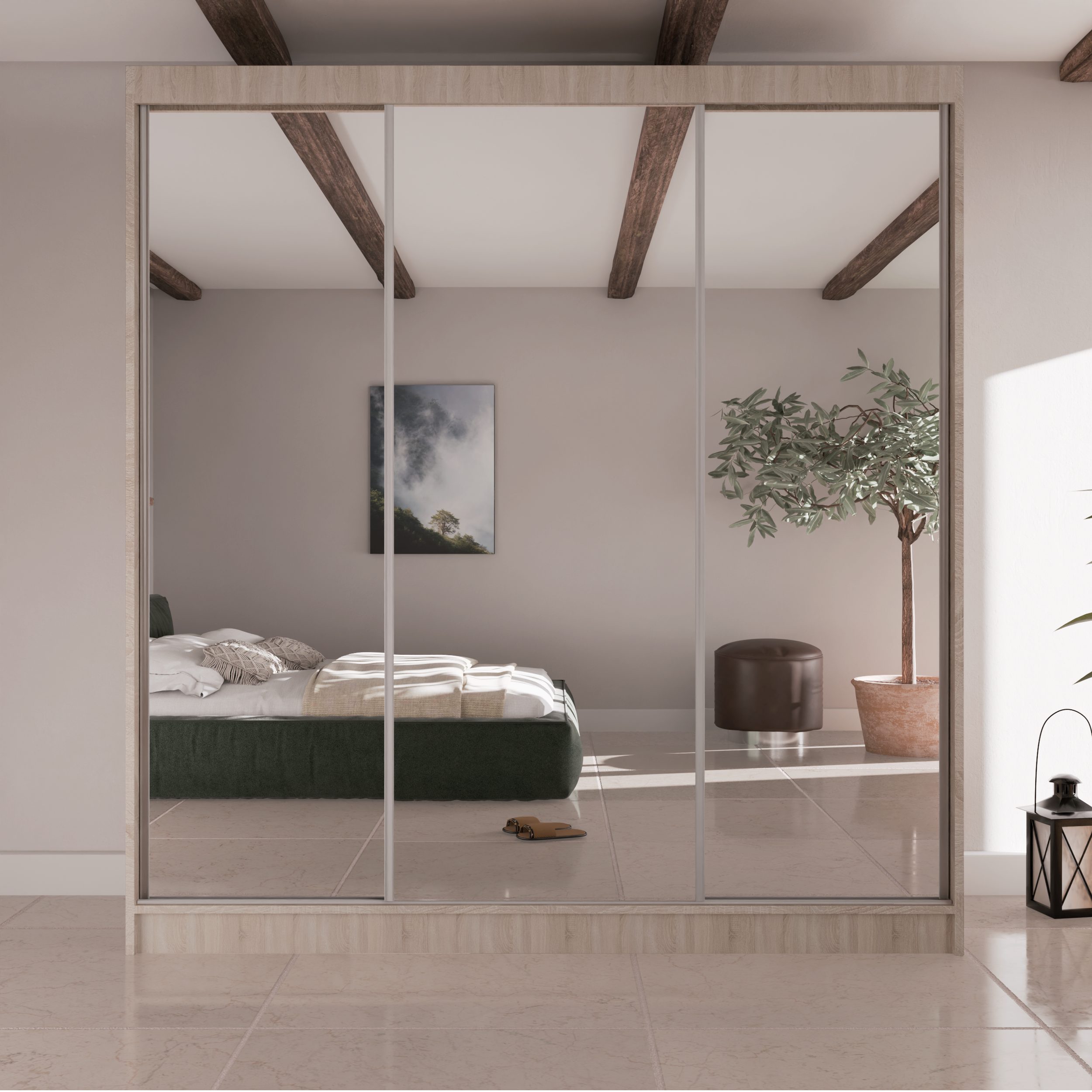 Beautysofa Kleiderschrank HOMA II Breite: 200 günstig online kaufen