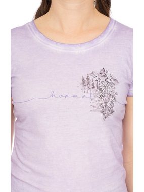 MarJo Trachtenshirt T-Shirt ZARAH veilchen