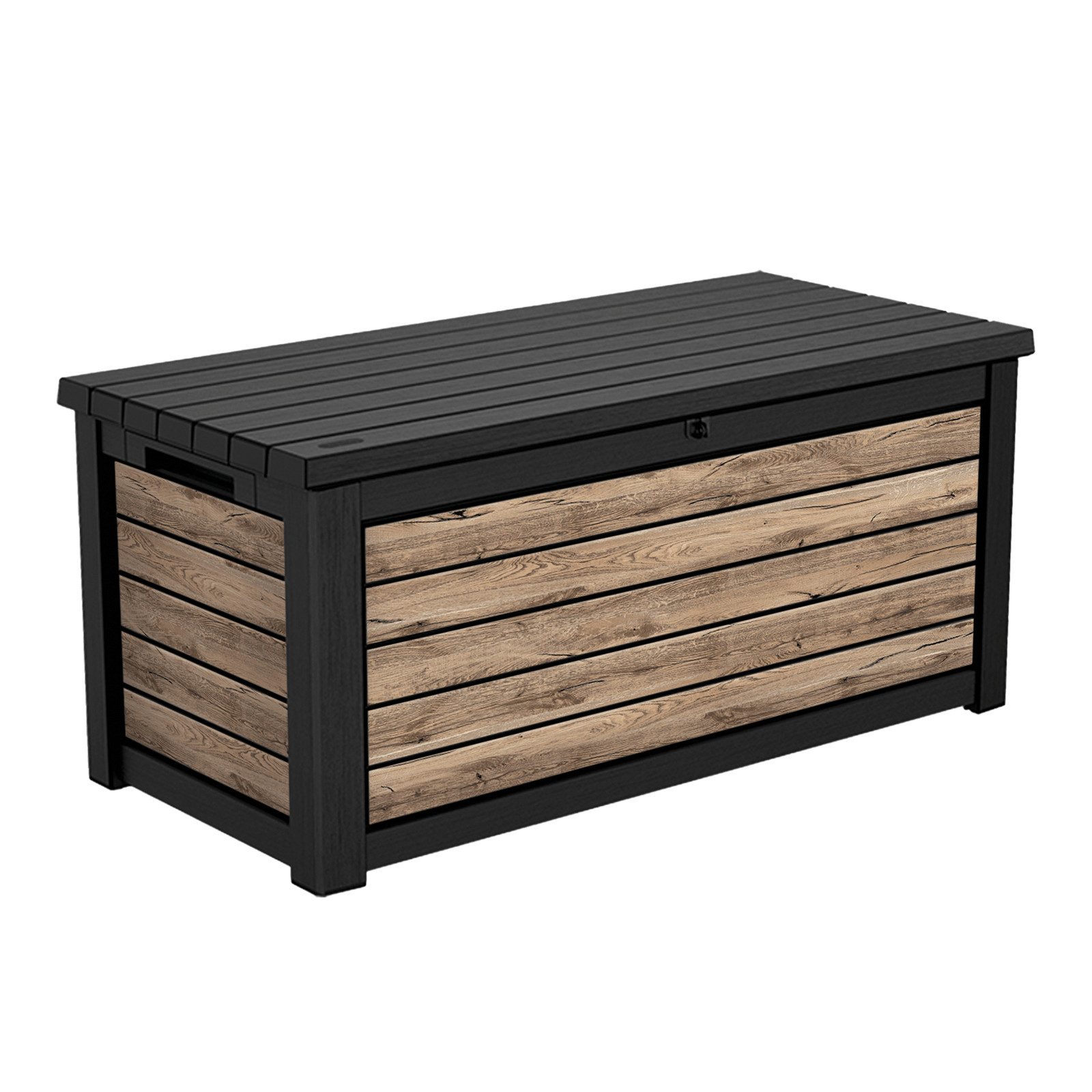 Keter Gartenbox "NORTHWOOD" 623L 157x72x69cm Deckel bis 270kg belastbar, ab günstig online kaufen