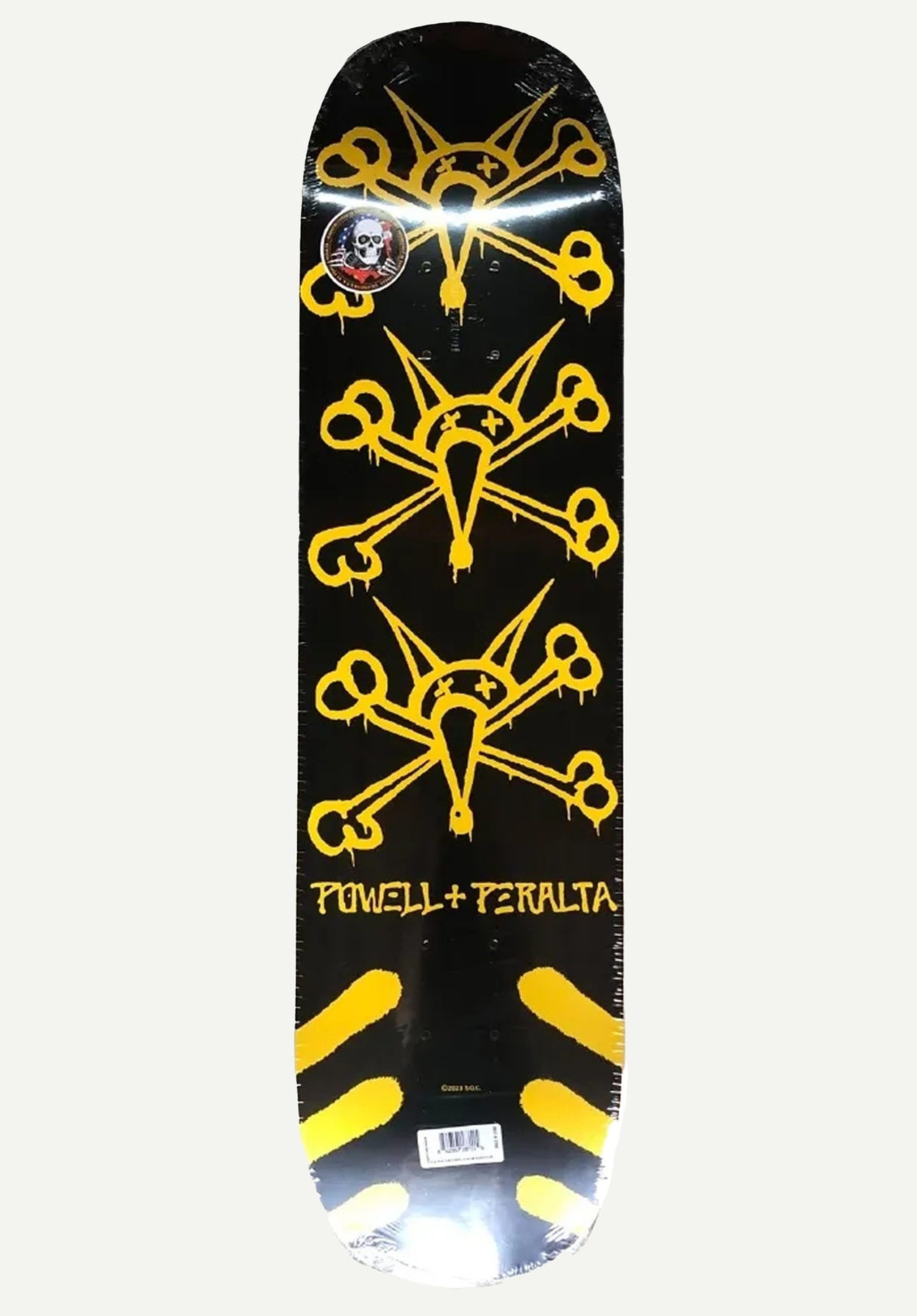 Powell Peralta Skateboard Powell-Peralta Vato Rats Birch Deck (black-yellow) – 8"