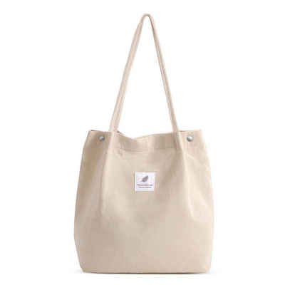 Coonoor Schultertasche Damen Kordsamt-Schultertasche, Henkeltasche