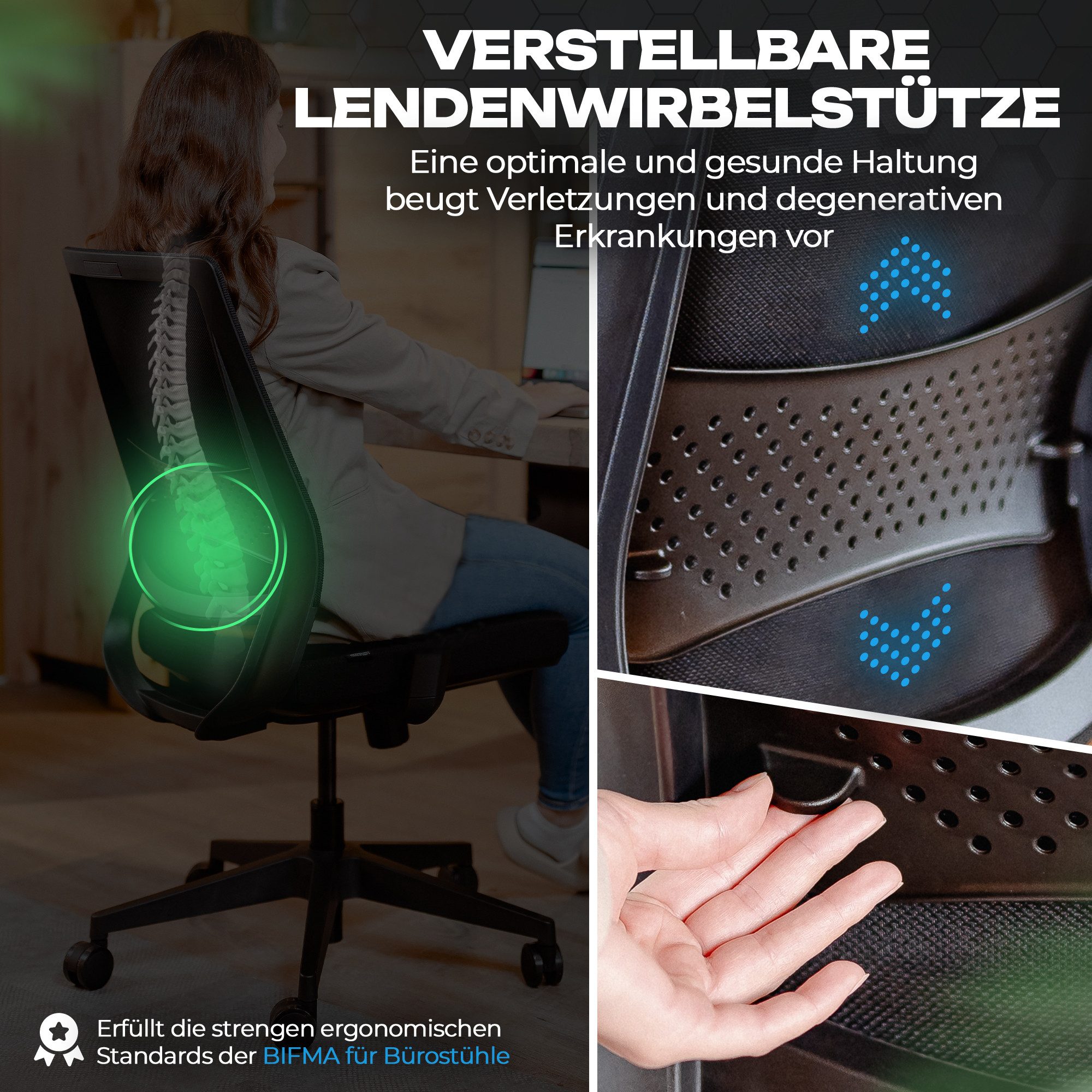VALKENSTOL Bürostuhl M2 Ergonomischer Bürostuhl 150 günstig online kaufen
