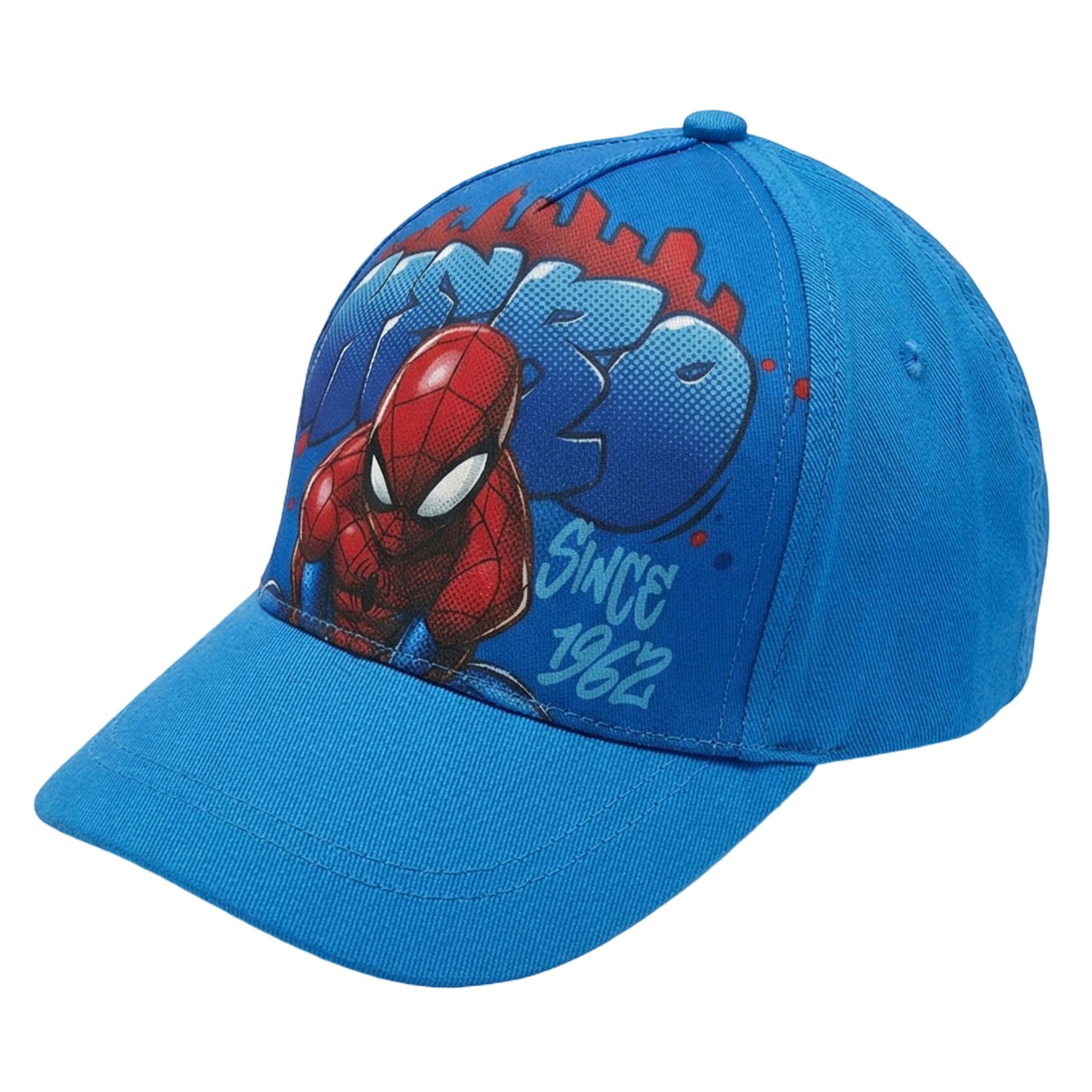 MARVEL Baseball Cap Marvel Spiderman Kinder Basecap Baseball Kappe Mütze Gr. 52 bis 54
