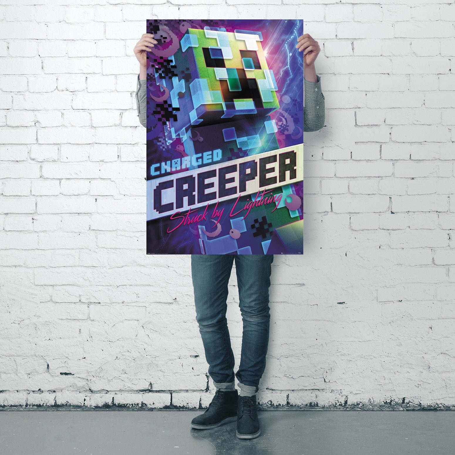 GB eye Poster Minecraft Poster Charged Creeper 61 x 91,5 cm – Bild 4 von 5