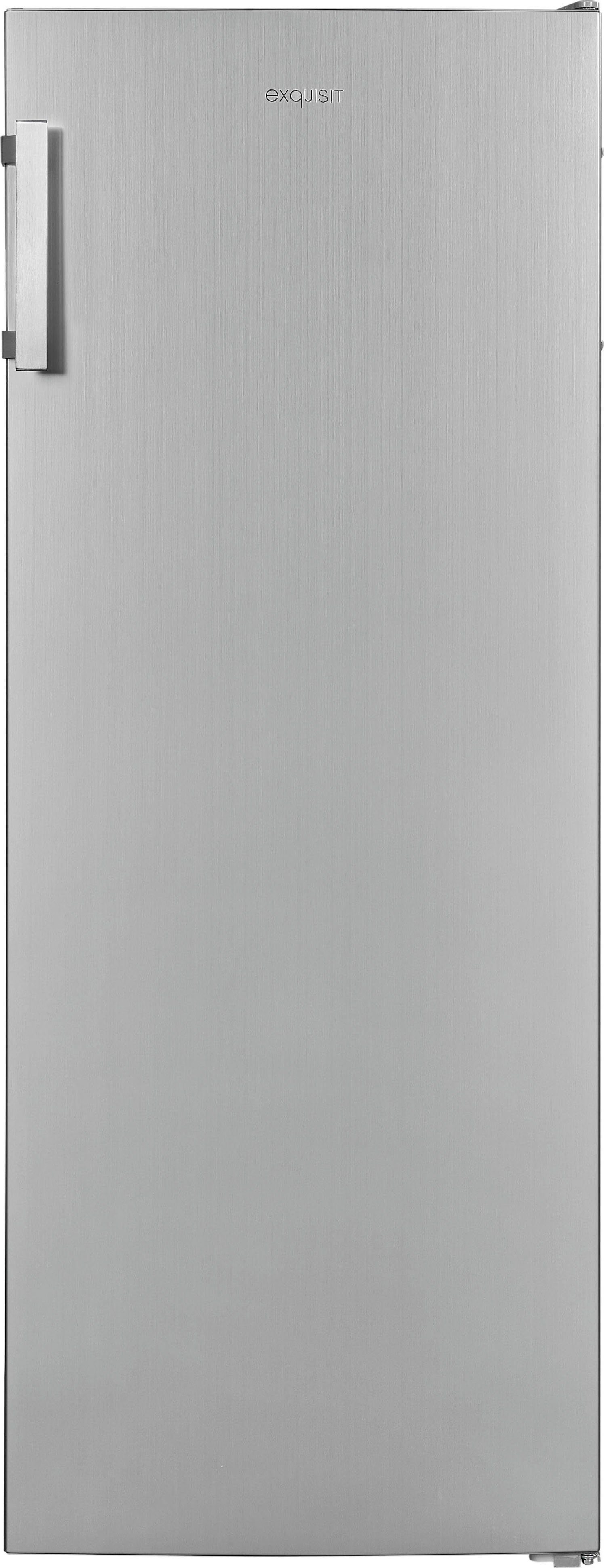 exquisit Gefrierschrank GS231-NF-H-040D weiss, 143 cm hoch, 54 cm breit, 4*-Gefrierschrank No Frost mit LED-Anzeige & praktischem Griff