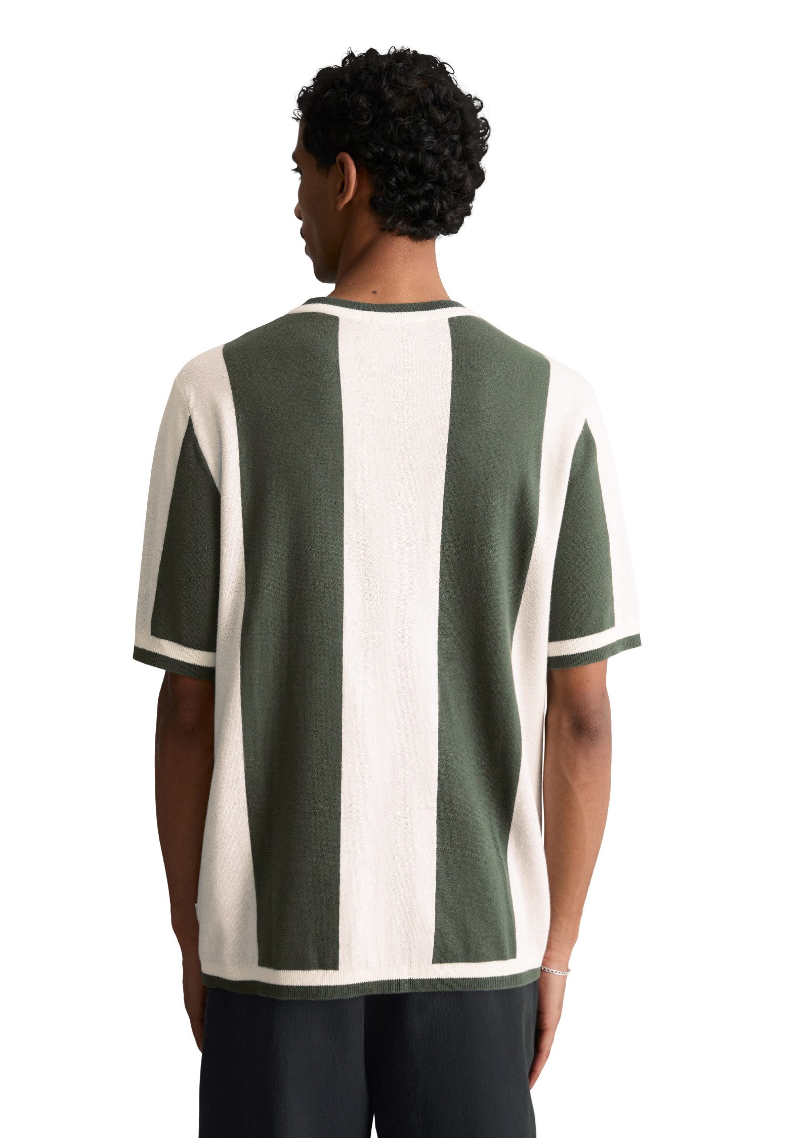 Marc O'Polo DENIM Poloshirt aus garngefärbter Bio-Baumwolle