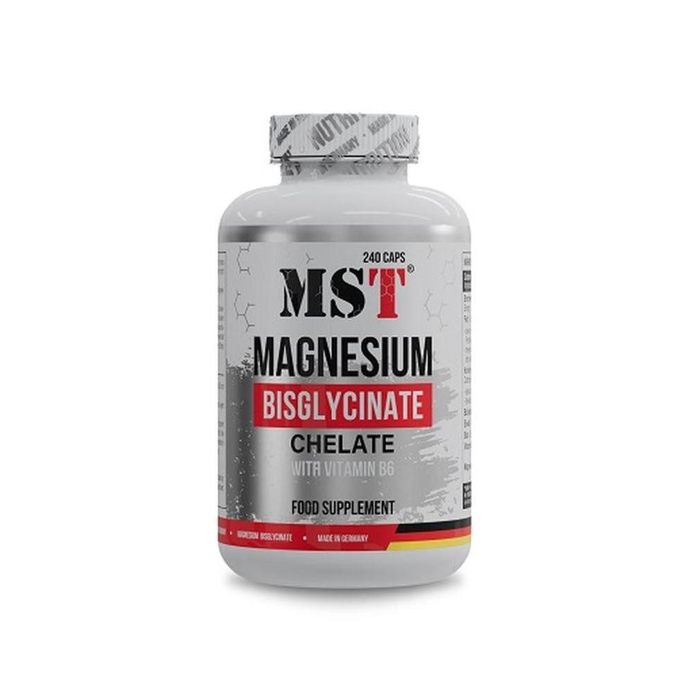 MST Nutrition MST - Magnesium Bisglycinat + Chelate 240 Kapseln, 240 St.