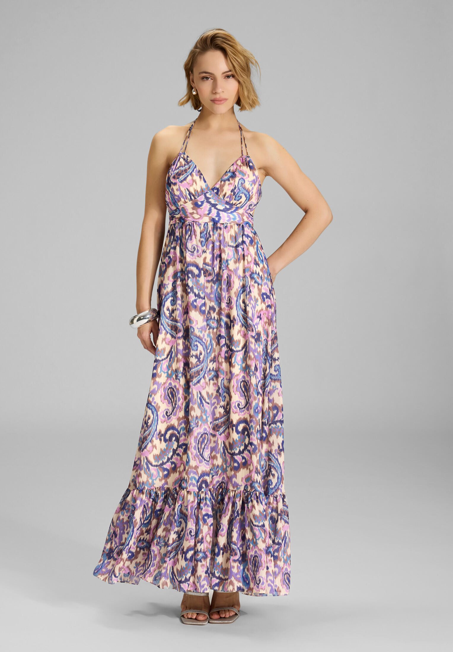 SWING Abendkleid Taillierter Schnitt mit augestelltem Rockteil