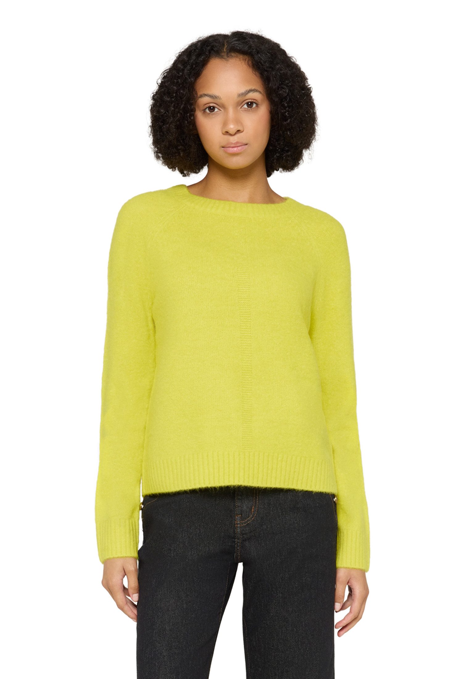 Strickpullover Damen mit Rundhalsausschnitt