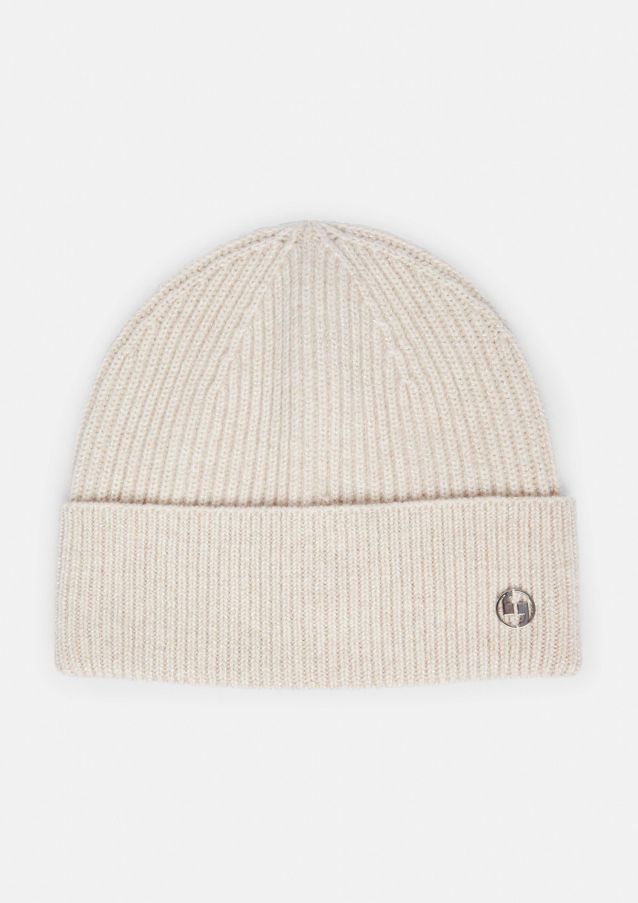 comma Strickmütze Mütze Strickmütze mit Glitzergarn günstig online kaufen