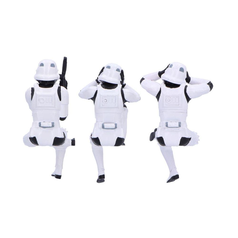 Nemesis Now Merchandise-Figur Stormtrooper Figuren Three Wise Sitting Stormtroopers 11 cm