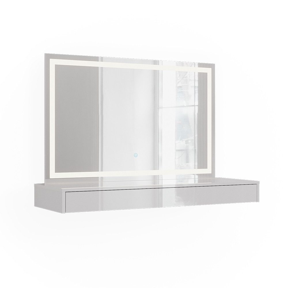 Vicco Schminktisch Sherry, Weiß, 120 cm 2 Teile (2-St)