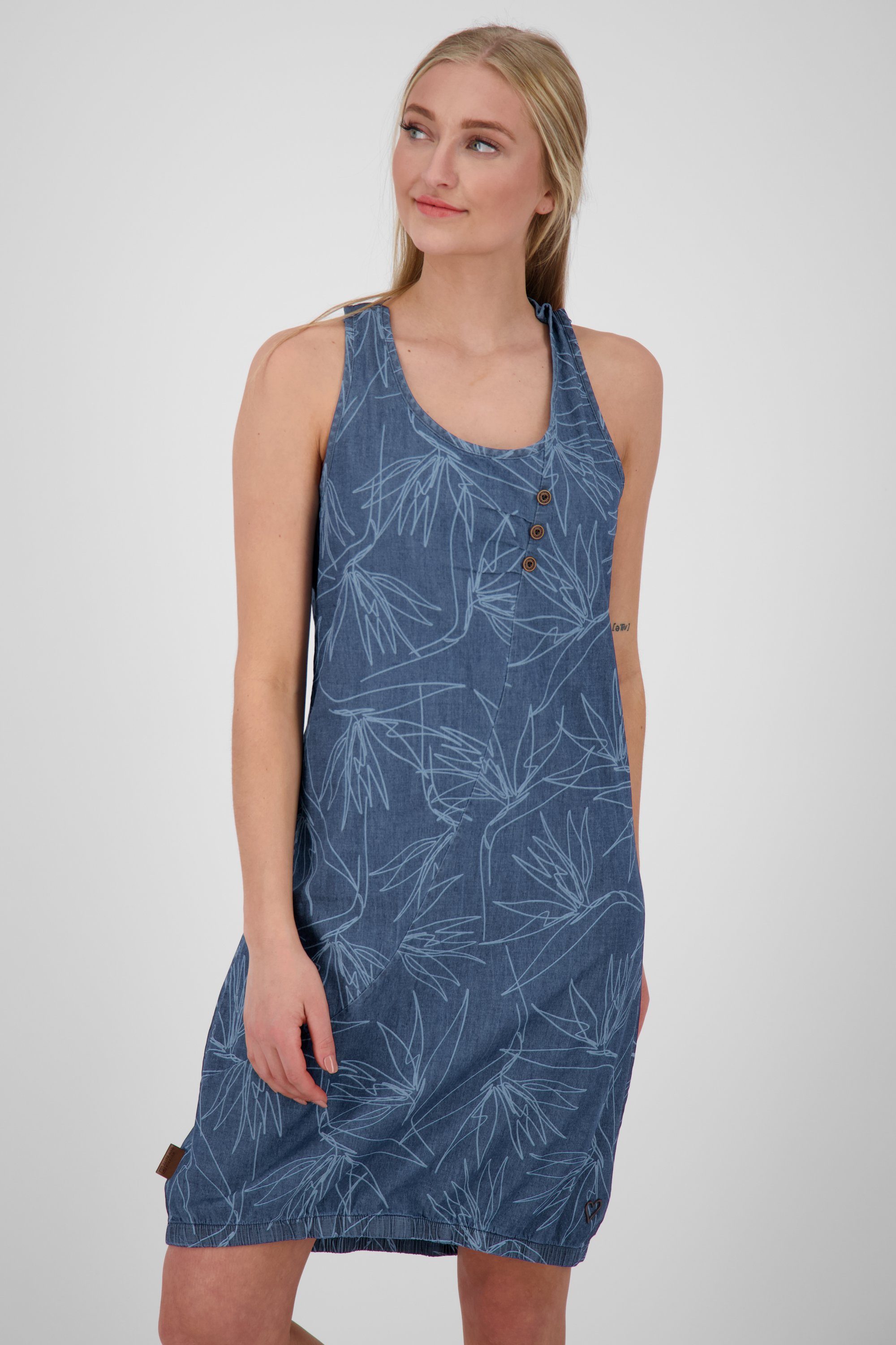 Verkauf heute Alife & Kickin Sommerkleid Damen B DNM CameronAK Dress denim Top