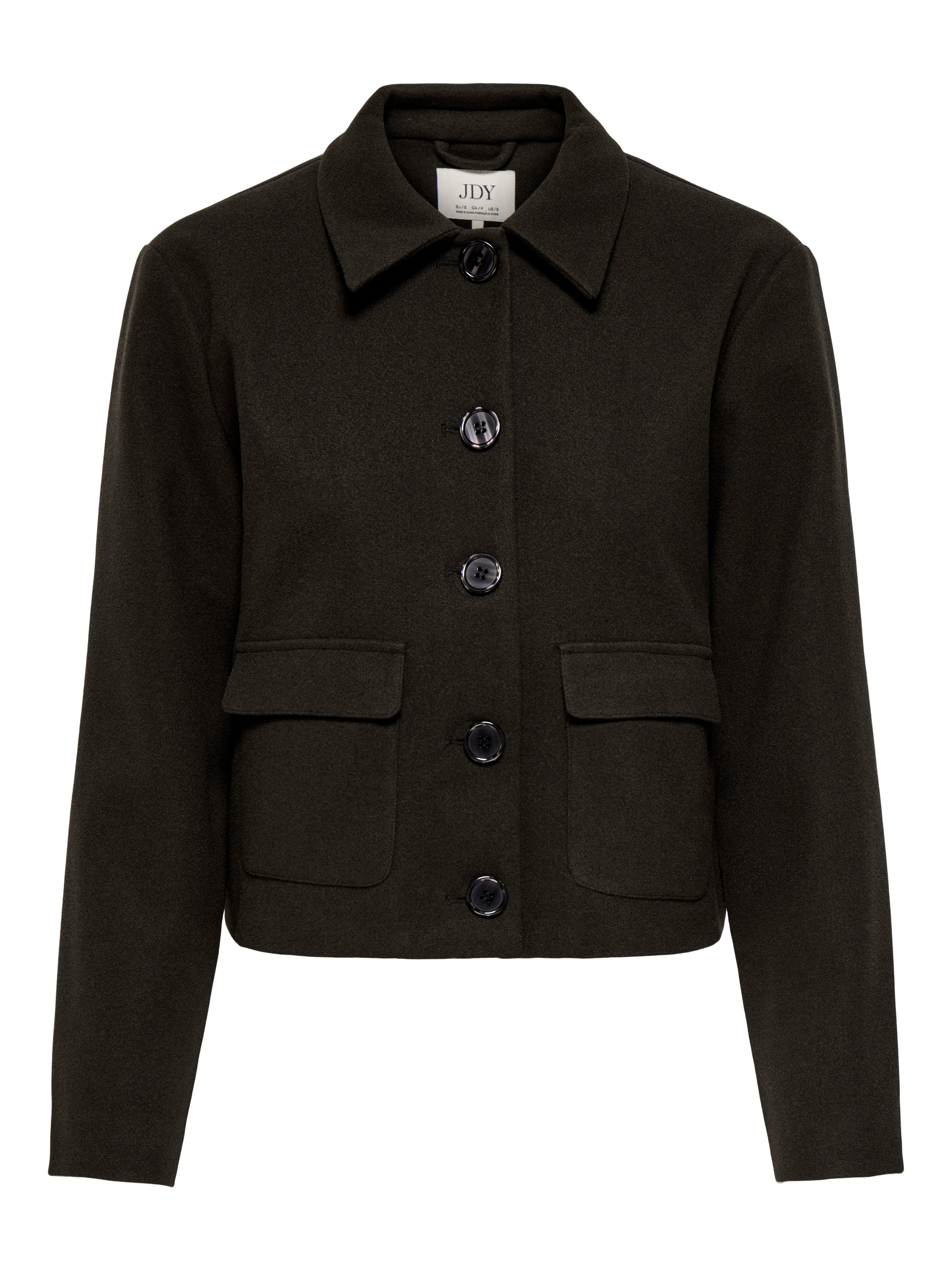 JDY Kurzjacke JDYCALLIE LIFE SHORT JACKET OTW HAB NOOS Kunstfaser