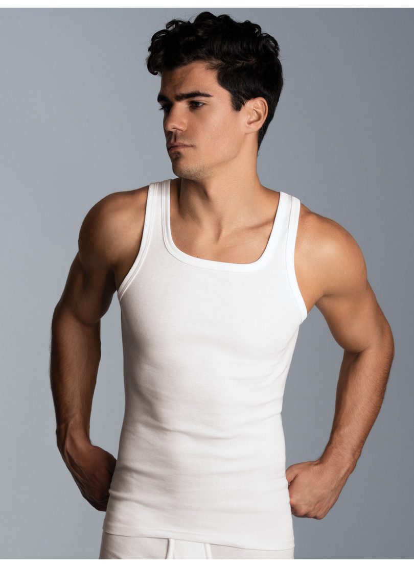 Trigema Achselhemd TRIGEMA Feinripp Unterhemd im Doppelpack (2-St)