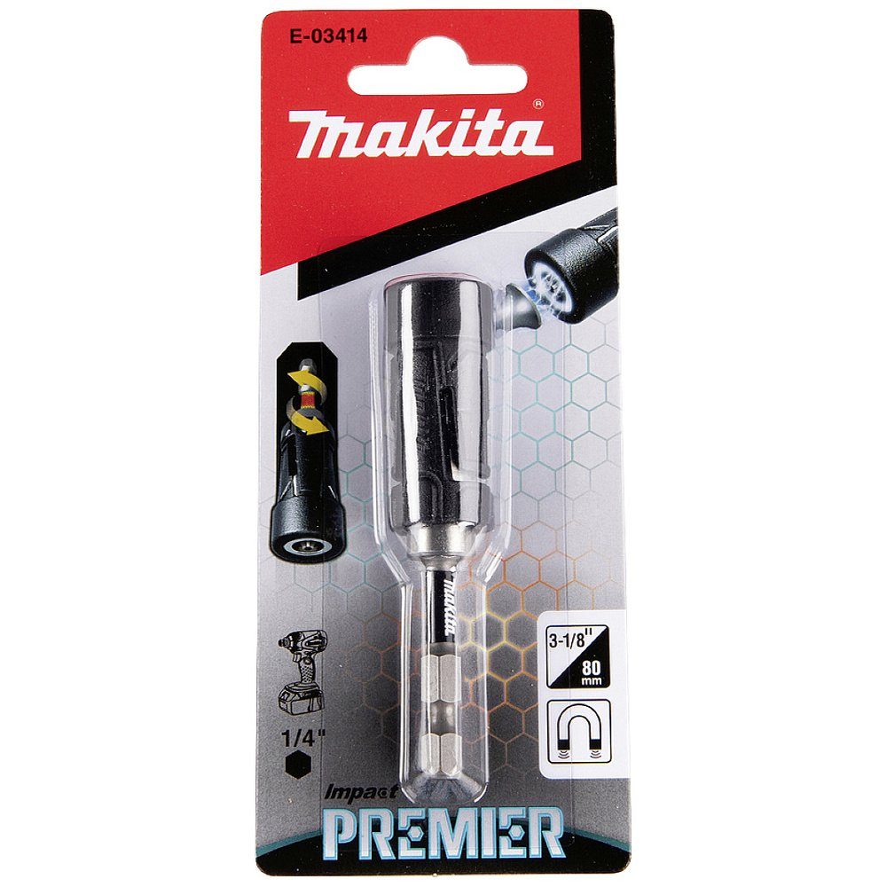 Makita Bithalter Makita 79 mm Ultra Torsion 1/4" Bit-Halter E-03414 Mag