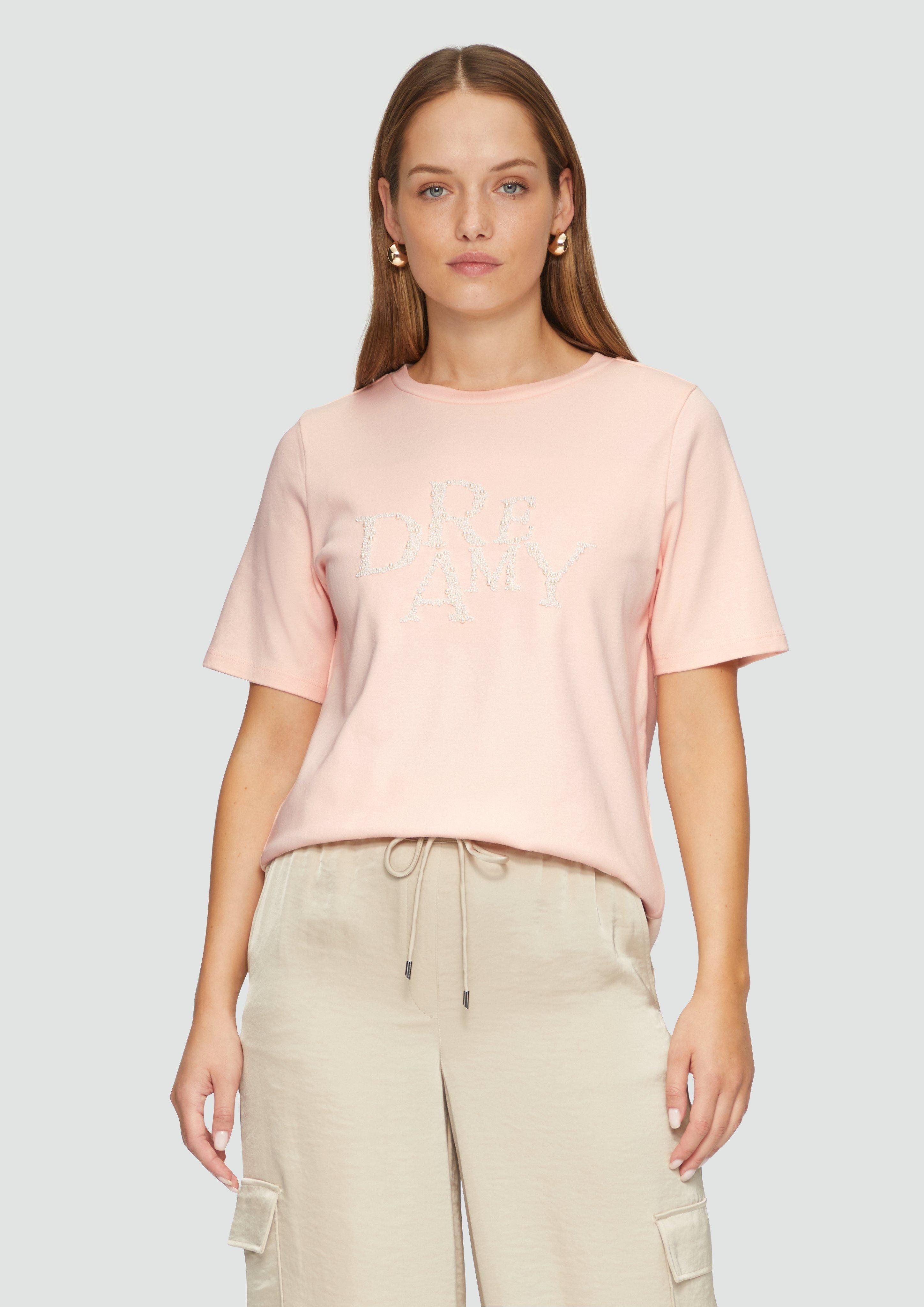 s.Oliver BLACK LABEL Kurzarmshirt Shirt mit günstig online kaufen