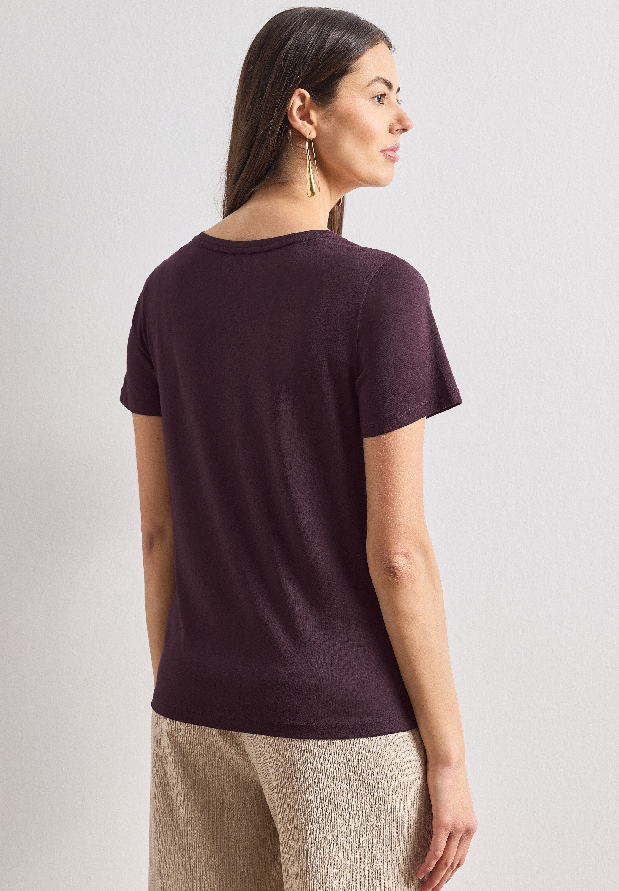 STREET ONE Kurzarmshirt Sommershirt mit Artwork