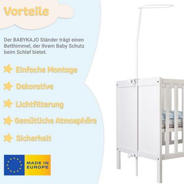 Babykajo Betthimmel (5-tlg), Himmelstange für Babybett – Stange für Betthimmel Babybett i
