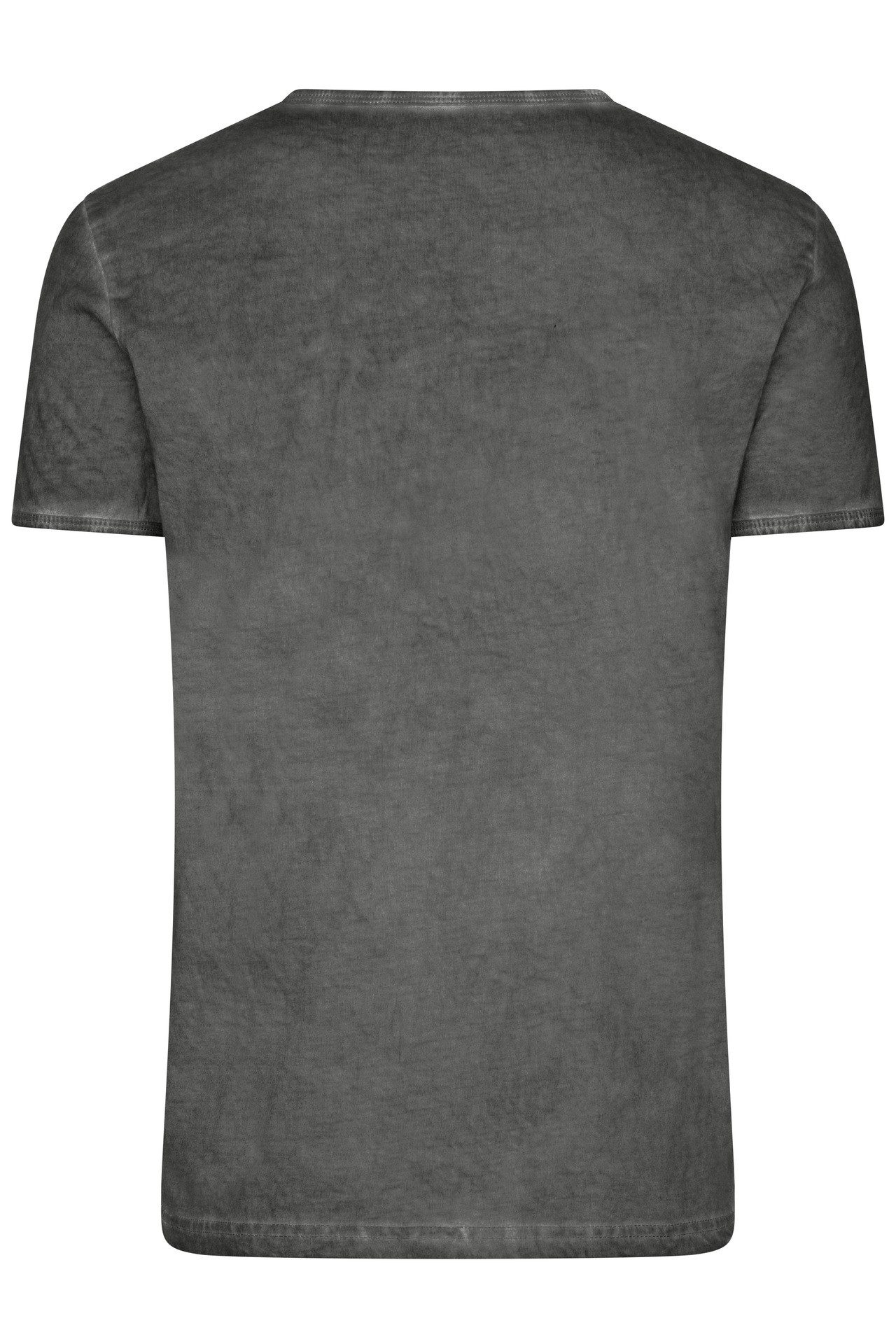 James & Nicholson T-Shirt Doppelpack Figurbetontes Herren T-Shirt mit Spray Print JN976 (Doppelpack, 2er-Pack) Trendiges T-Shirt mit V-Ausschnitt