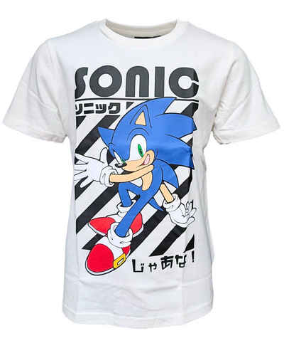 Sonic SEGA T-Shirt SEGA Jungen Kurzarmshirt aus Jersey Gr. 110- 140 cm