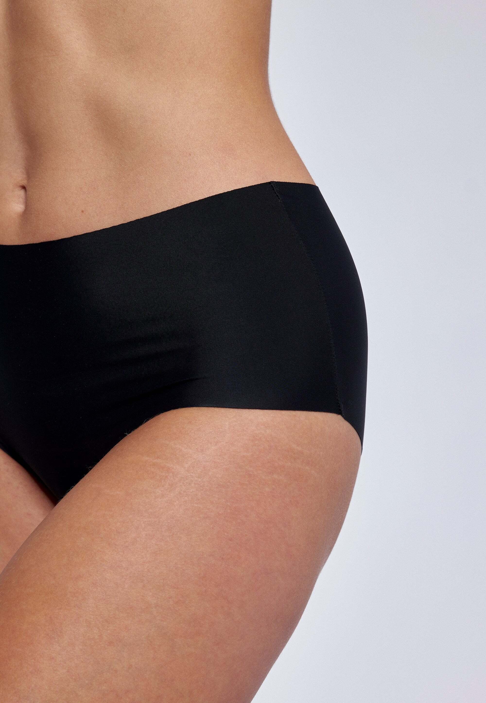 SNOCKS Hipster High Waist Panties Seamless (3-St) ohne Nähte, unsichtbar unter deiner Kleidung